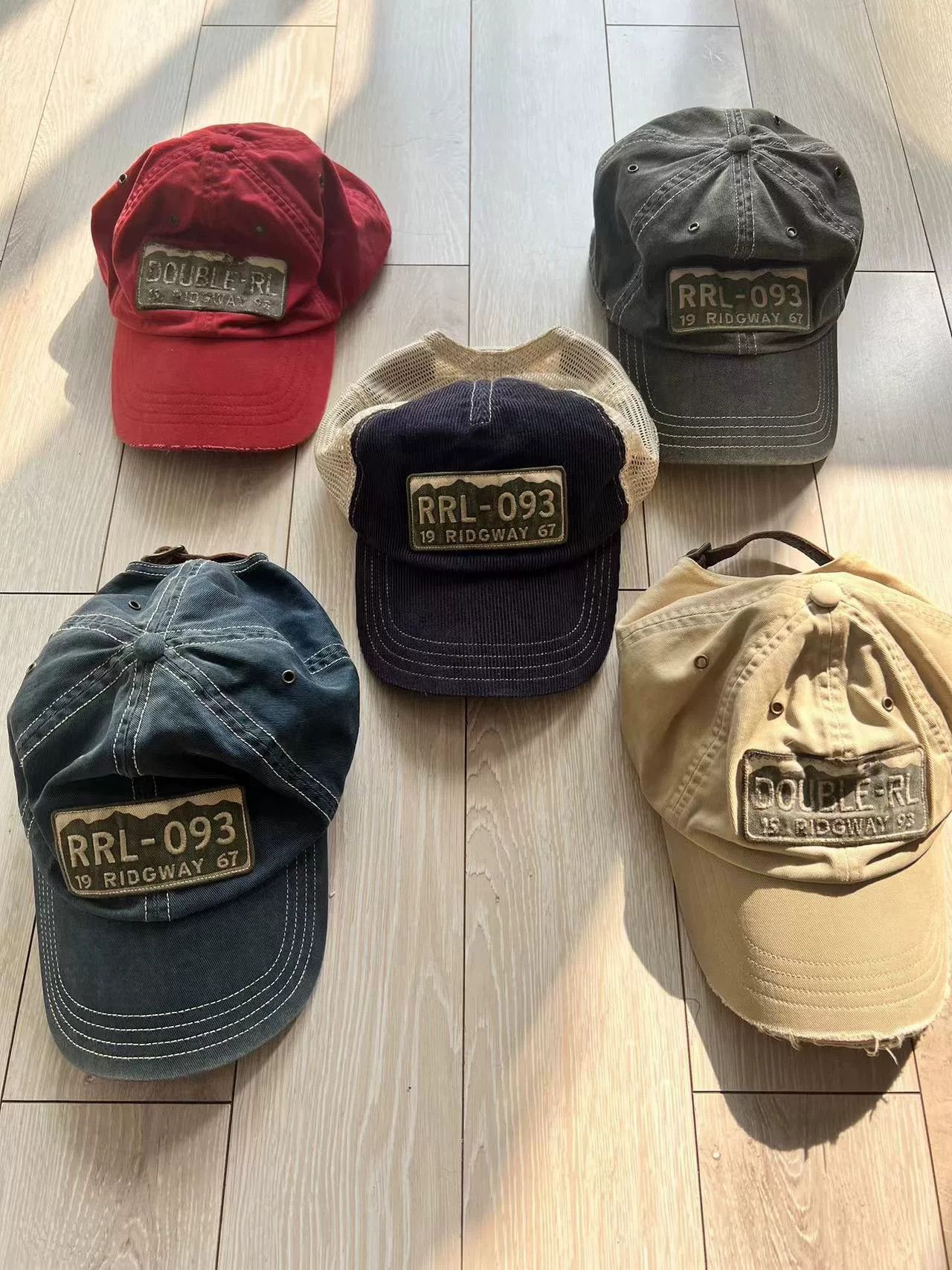 RRL Ralph Lauren RRL Early Rare Blue Gray Corduroy Trucker Cap Size ONE SIZE - 2 Thumbnail