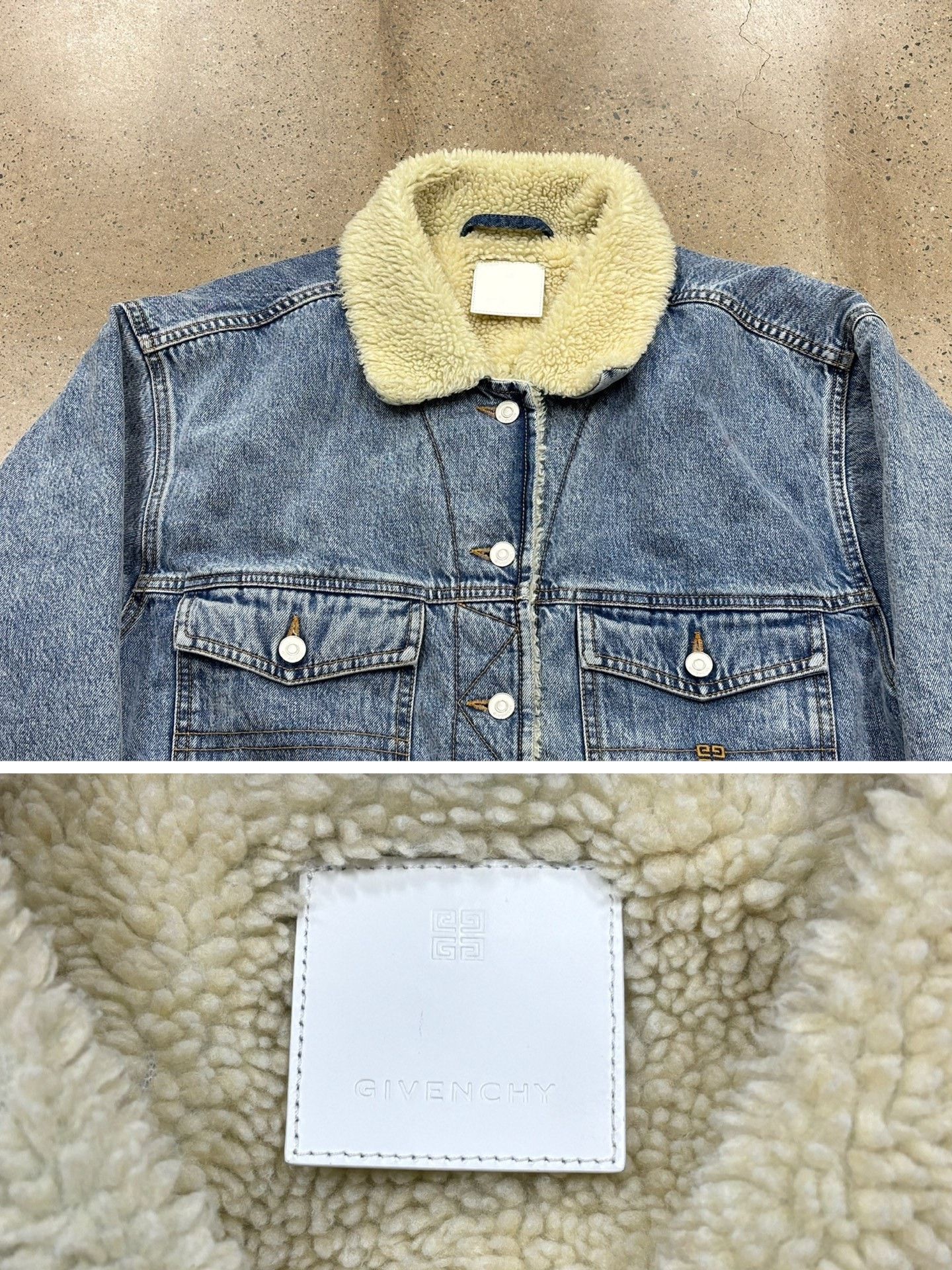 Givenchy Givenchy Oversized Single-Breasted Denim Jacket Size US S / EU 44-46 / 1 - 9 Thumbnail