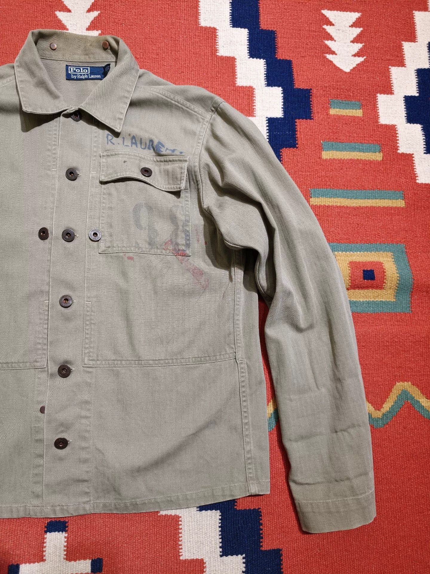RRL Ralph Lauren Polo Ralph Lauren WWII USMC HBT P44 Jacket Size US S / EU 44-46 / 1 - 4 Thumbnail