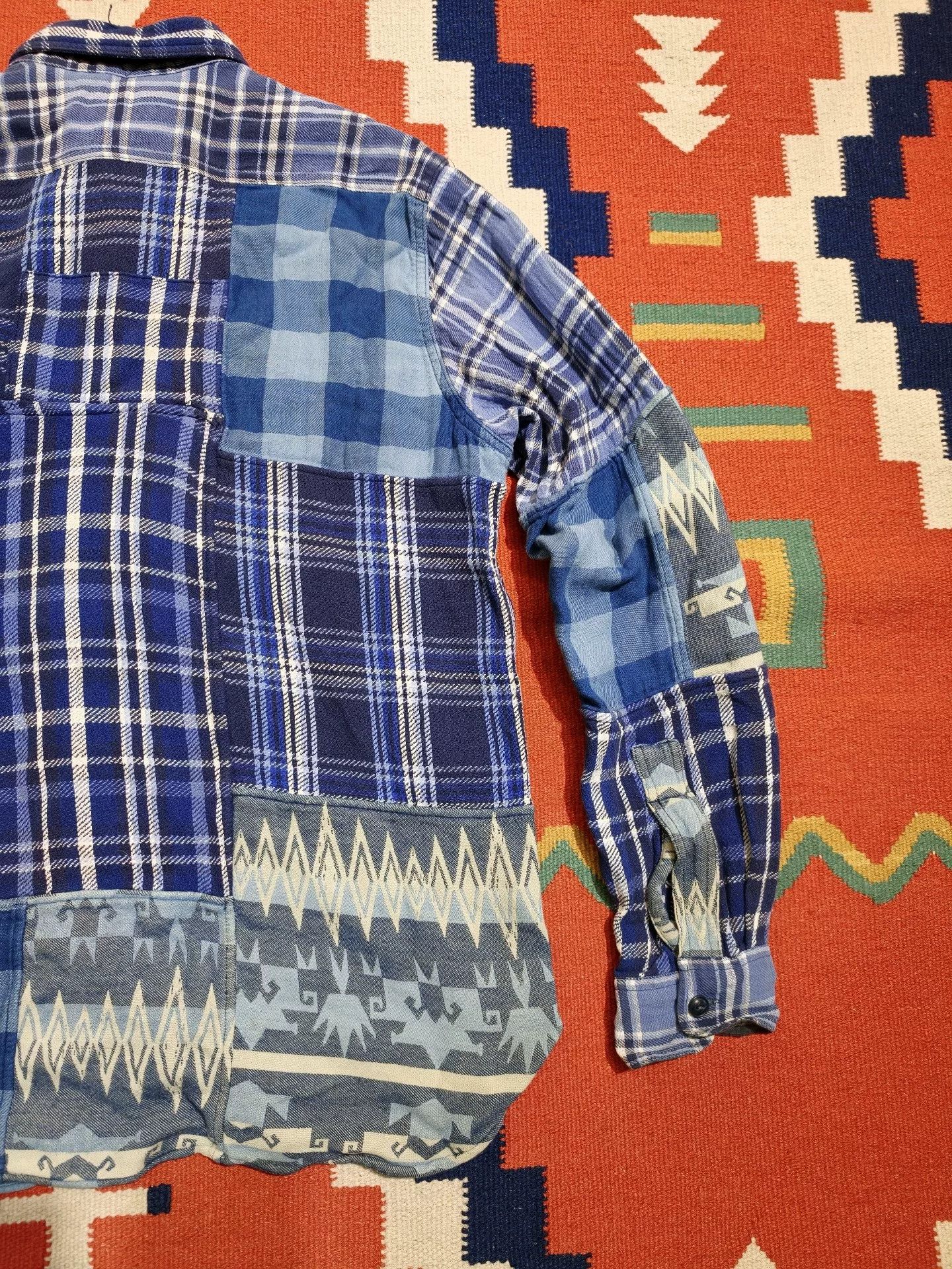 Polo Ralph Lauren Ralph Lauren RL Polo Indigo Patchwork Shirt Size US M / EU 48-50 / 2 - 9 Thumbnail