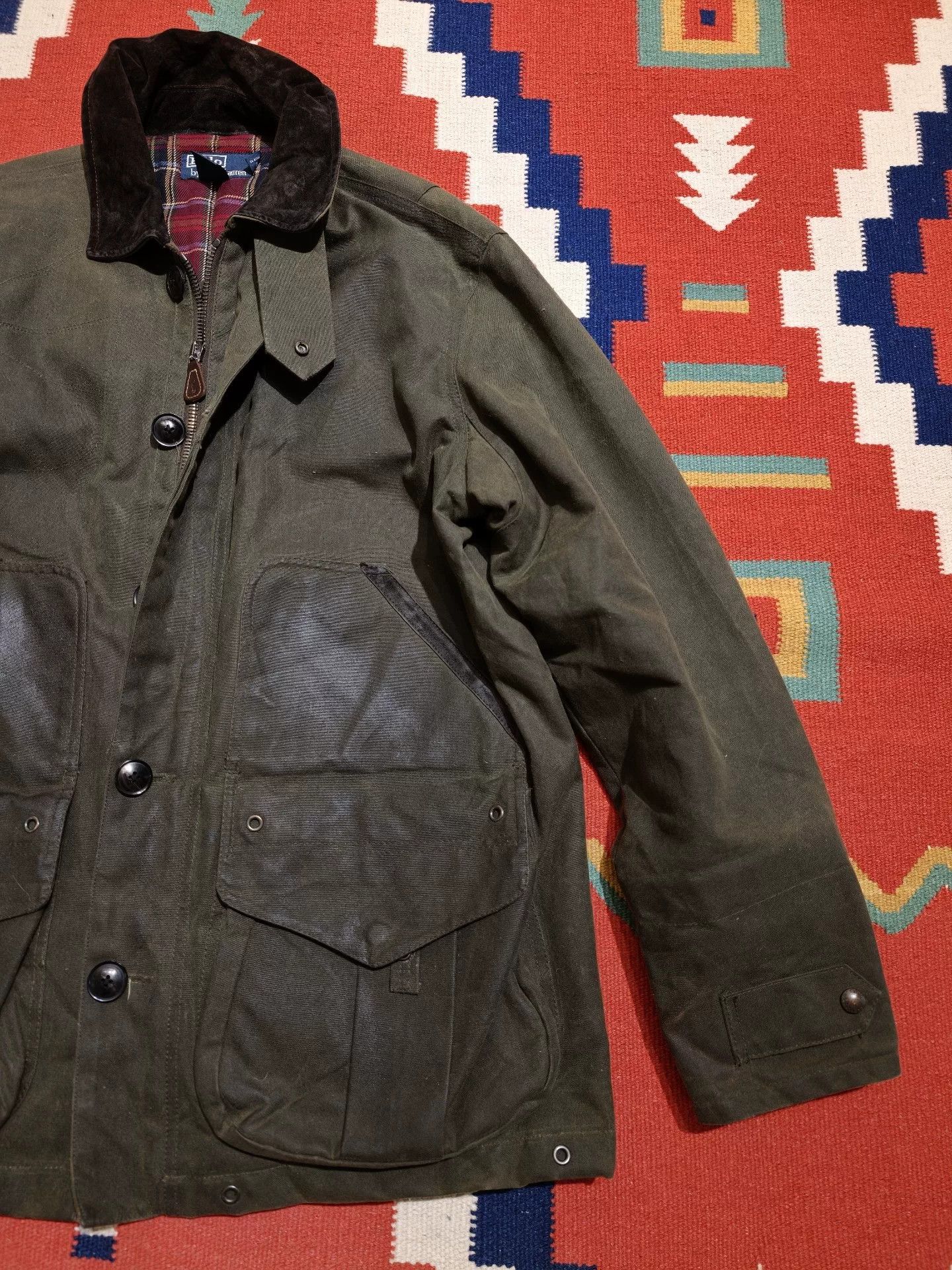 RRL Ralph Lauren Ralph Lauren RRL Waxed Hunting Jacket Size US L / EU 52-54 / 3 - 2 Thumbnail
