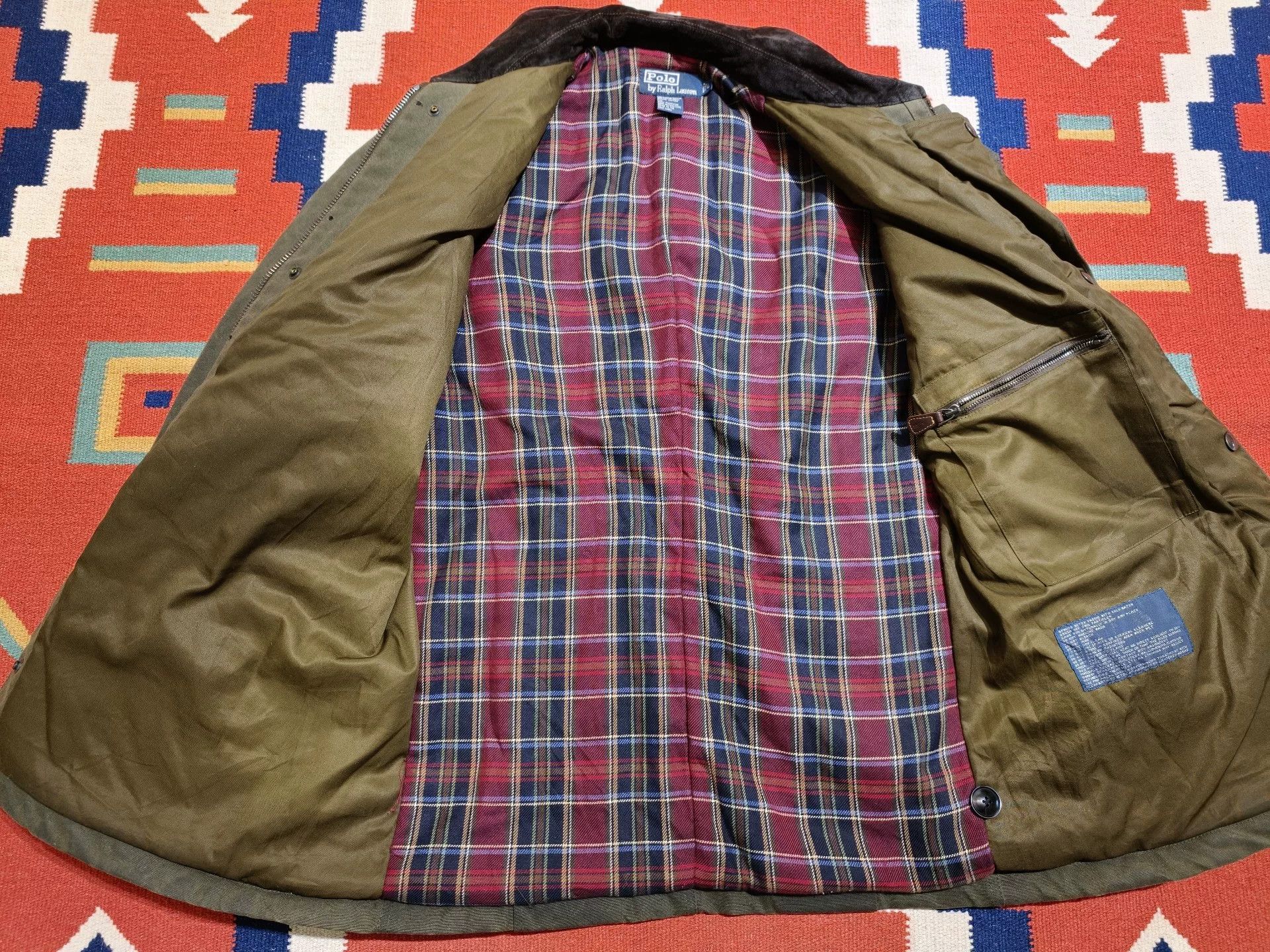 RRL Ralph Lauren Ralph Lauren RRL Waxed Hunting Jacket Size US L / EU 52-54 / 3 - 7 Thumbnail