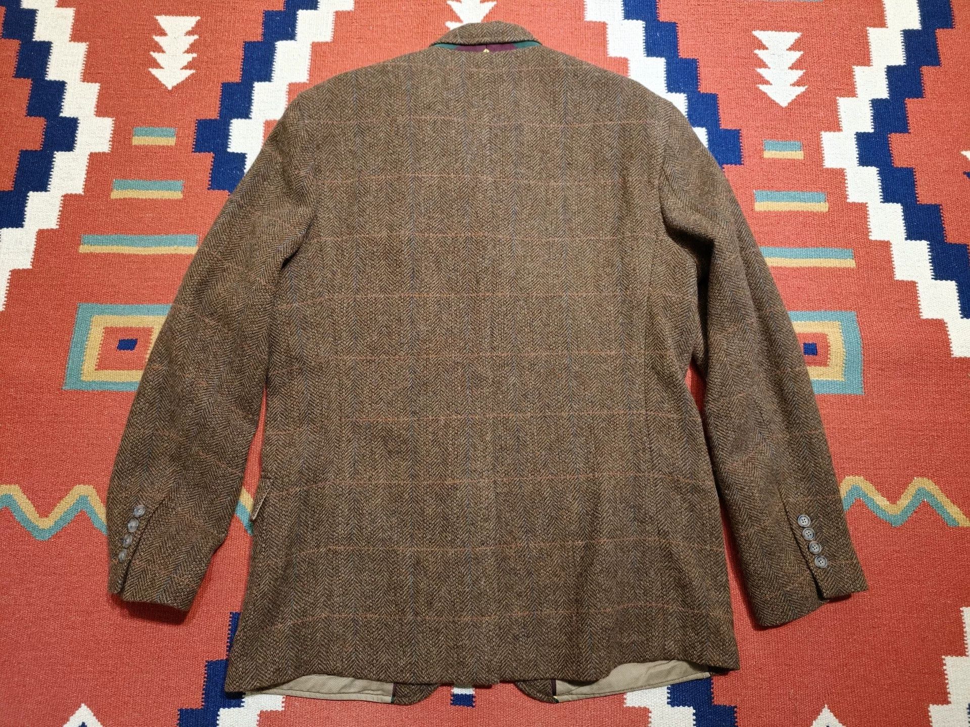 Rugby Ralph Lauren RL Rugby Wool Plaid Blazer Size US L / EU 52-54 / 3 - 4 Thumbnail