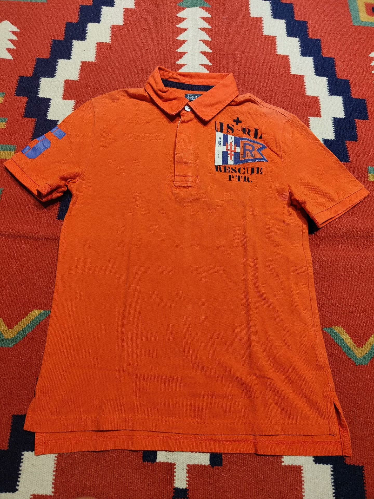 RRL Ralph Lauren RRL Ralph Lauren Coastal Patrol Polo Size US L / EU 52-54 / 3 - 2 Thumbnail