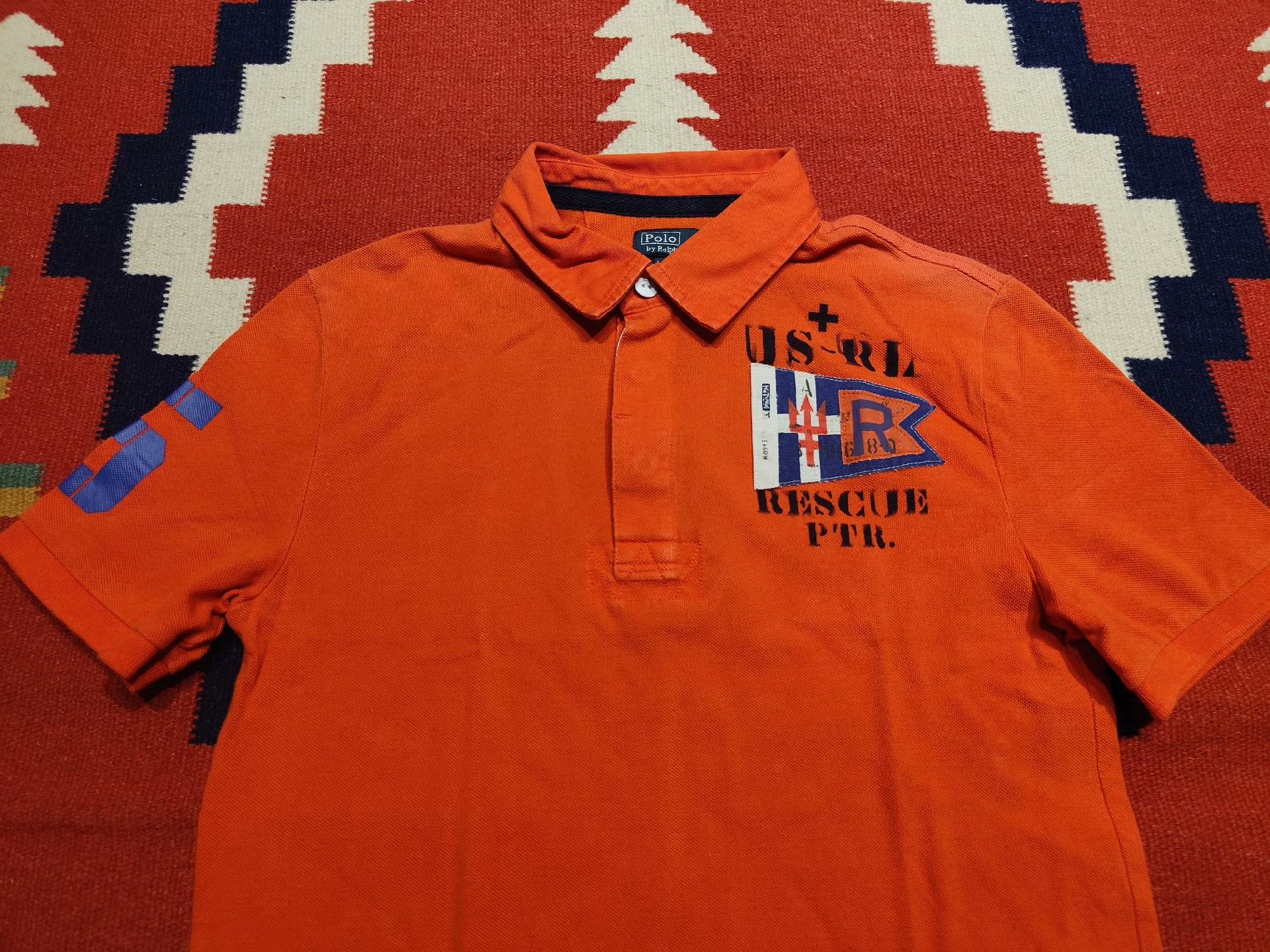 RRL Ralph Lauren RRL Ralph Lauren Coastal Patrol Polo Size US L / EU 52-54 / 3 - 4 Thumbnail
