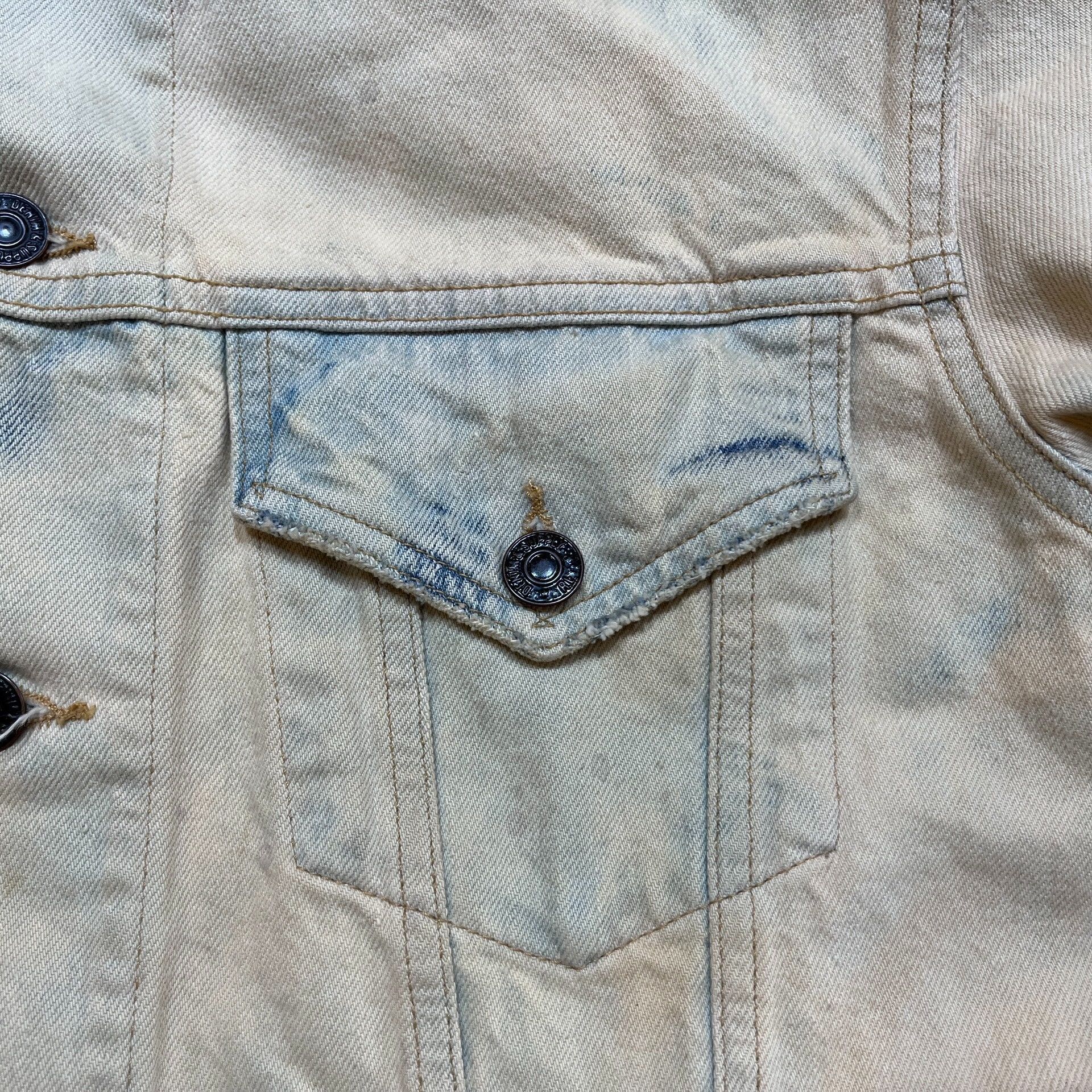 RRL Ralph Lauren RRL Distressed Denim Jacket Size US S / EU 44-46 / 1 - 4 Thumbnail