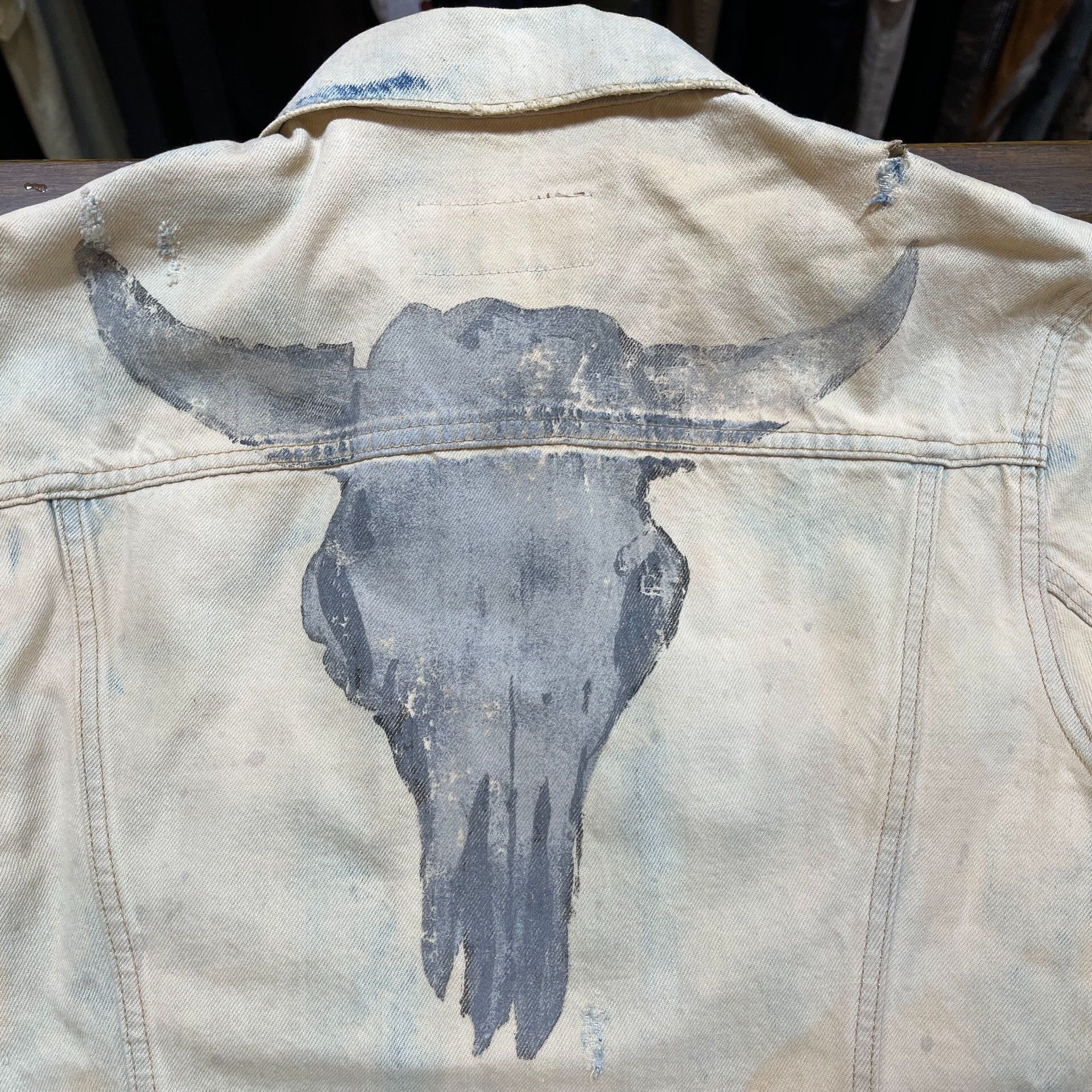 RRL Ralph Lauren RRL Distressed Denim Jacket Size US S / EU 44-46 / 1 - 3 Thumbnail