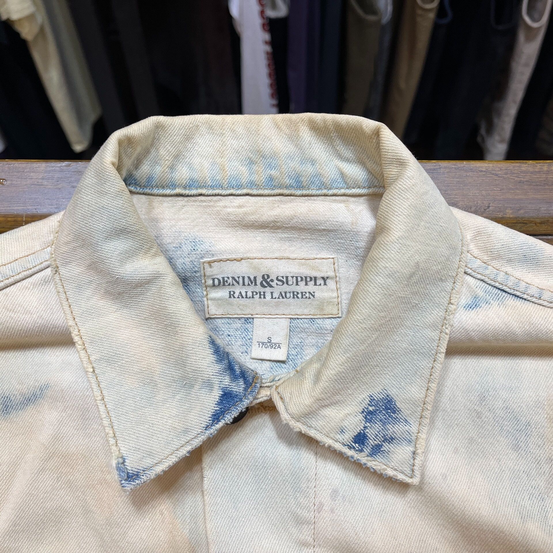 RRL Ralph Lauren RRL Distressed Denim Jacket Size US S / EU 44-46 / 1 - 6 Thumbnail