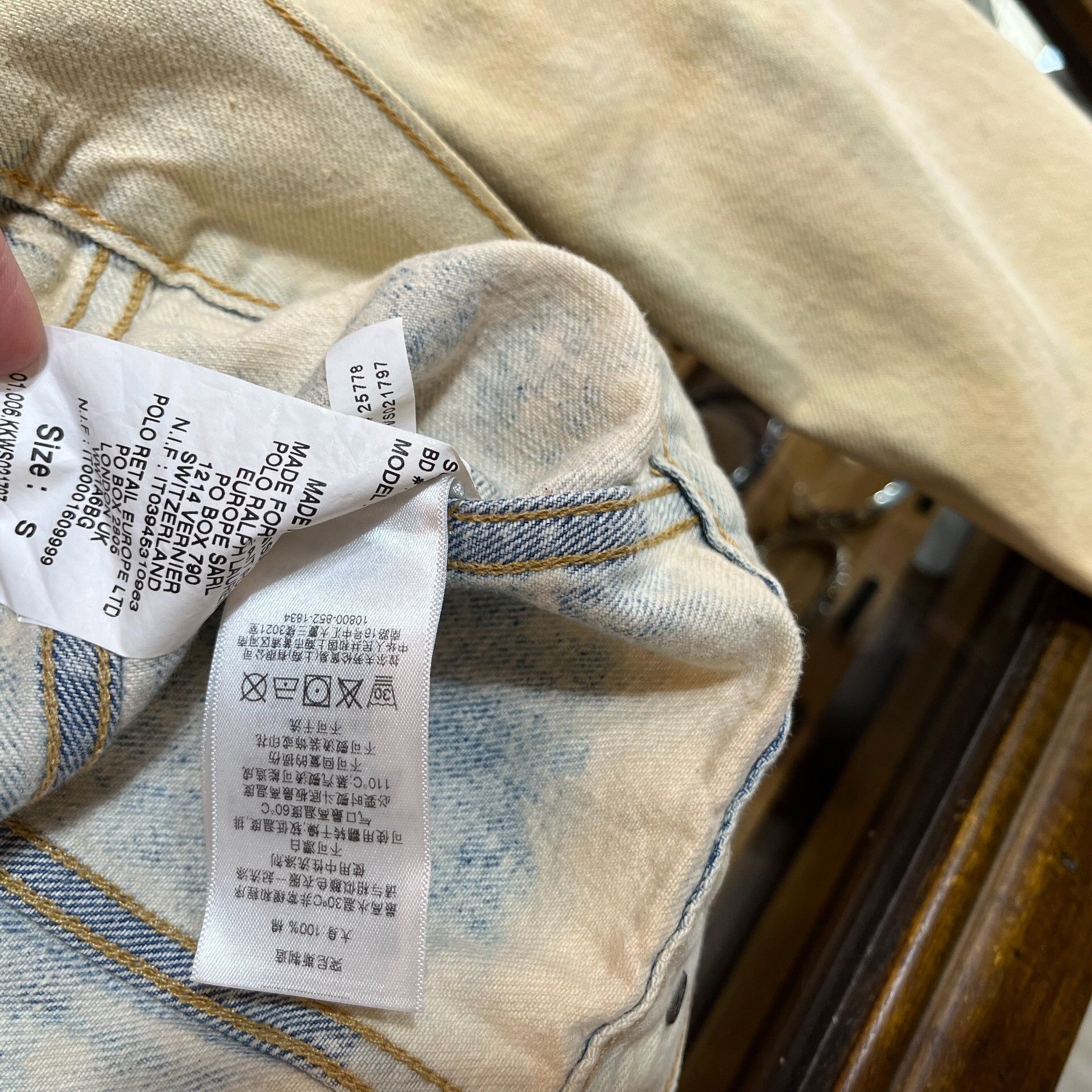 RRL Ralph Lauren RRL Distressed Denim Jacket Size US S / EU 44-46 / 1 - 7 Thumbnail