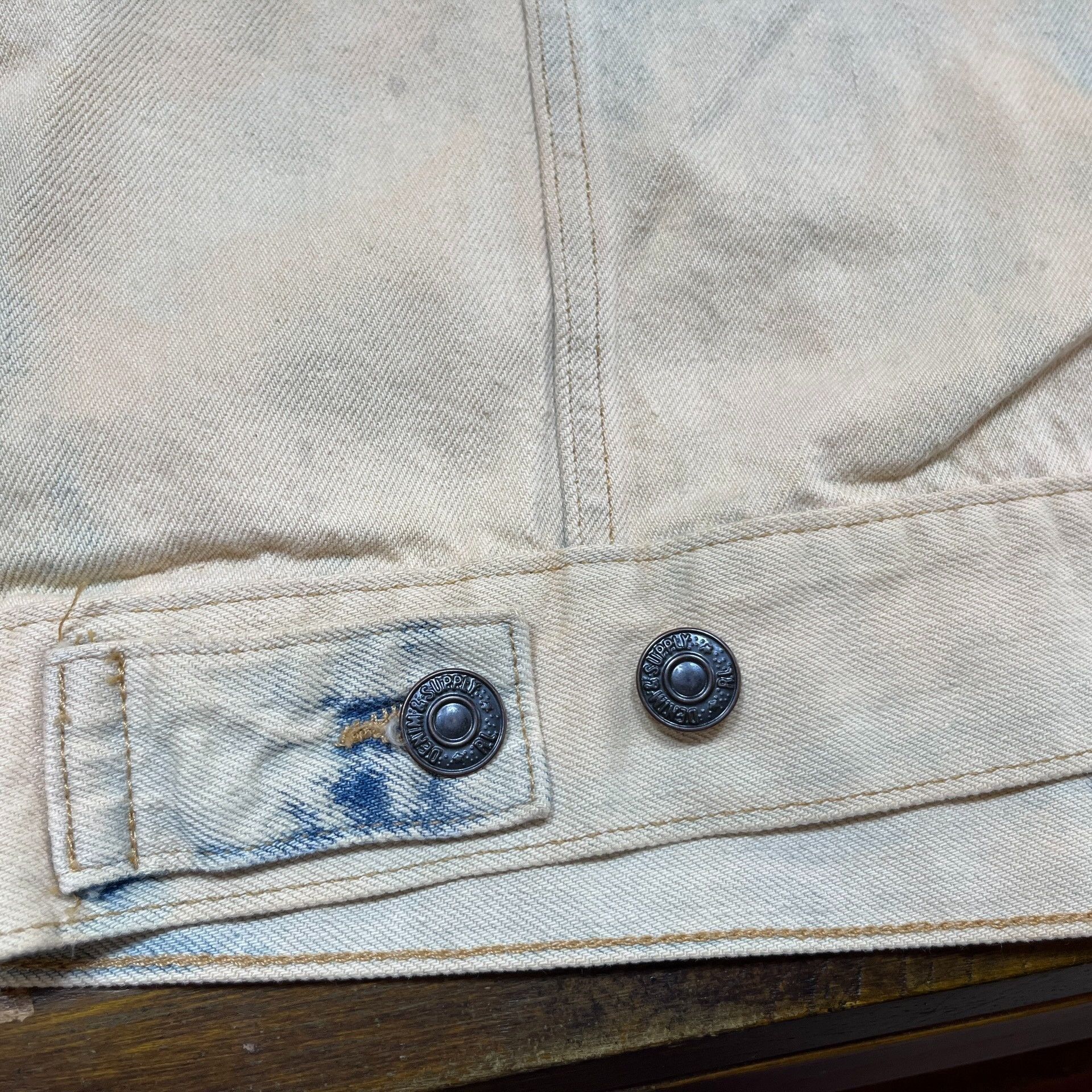 RRL Ralph Lauren RRL Distressed Denim Jacket Size US S / EU 44-46 / 1 - 8 Thumbnail