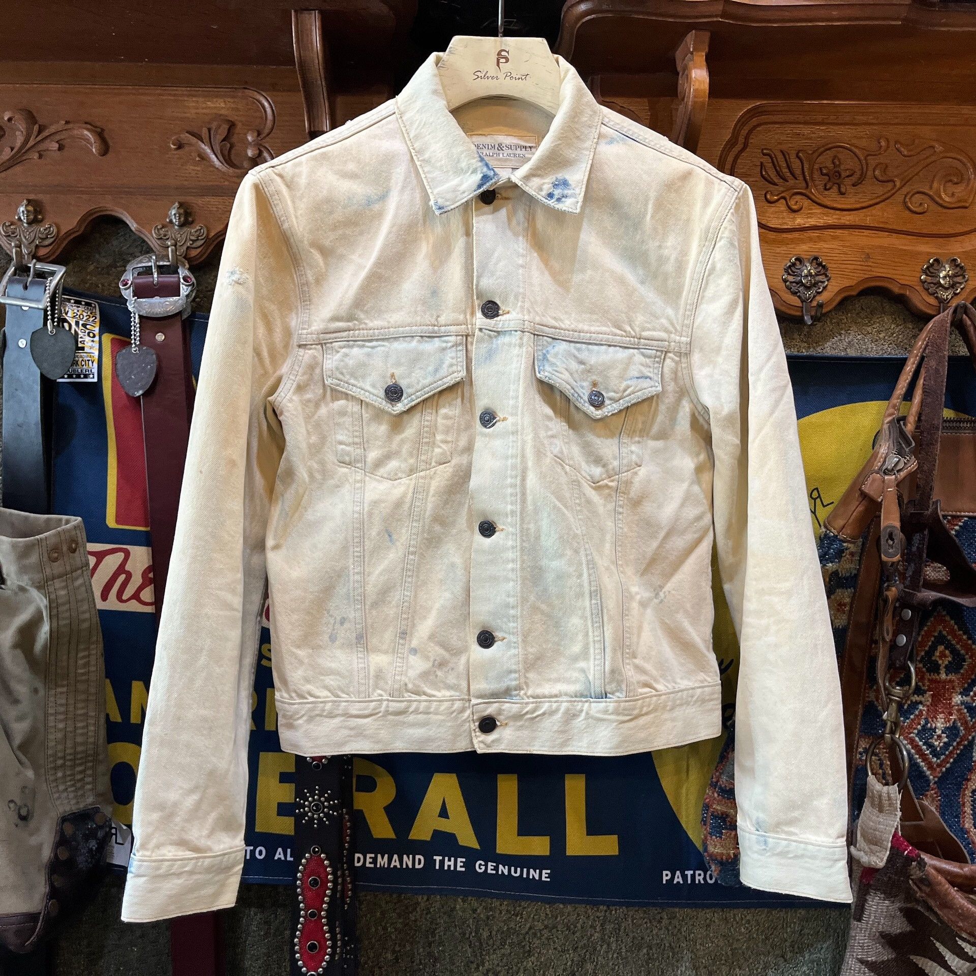 RRL Ralph Lauren RRL Distressed Denim Jacket Size US S / EU 44-46 / 1 - 2 Thumbnail