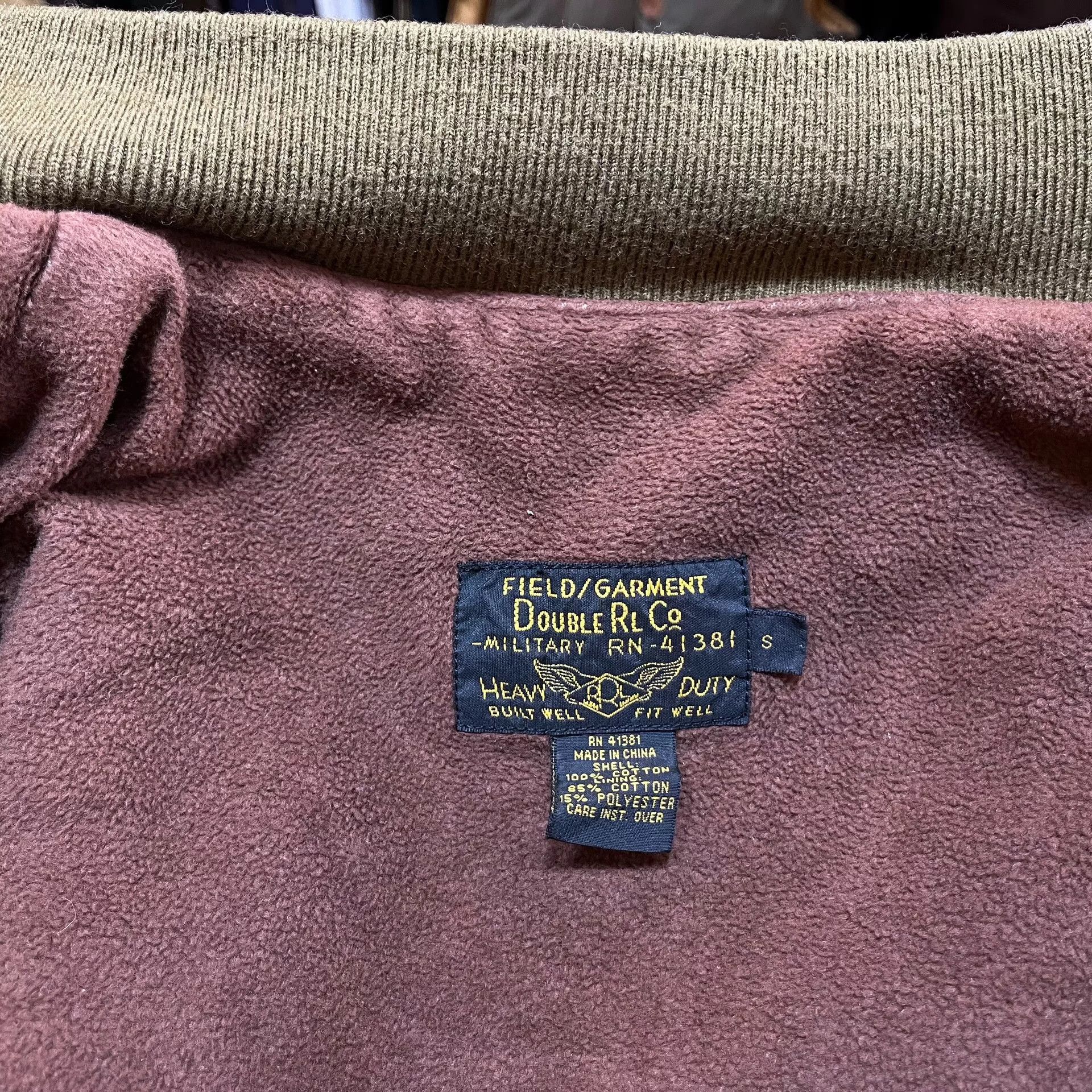 RRL Ralph Lauren RRL Double RL Cotton Tank Jacket Size US S / EU 44-46 / 1 - 4 Thumbnail