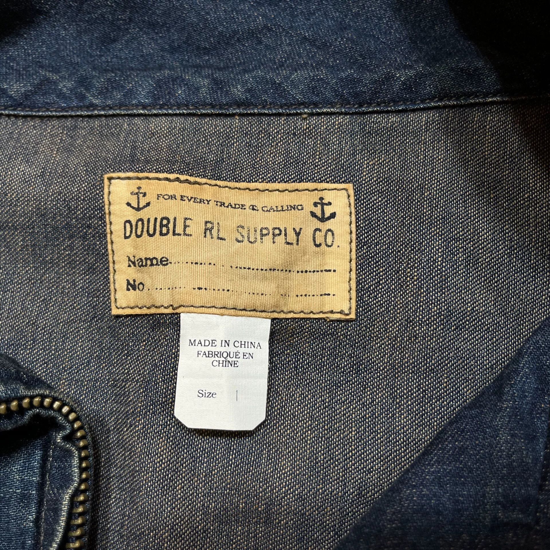 RRL Ralph Lauren RRL Double RL Indigo Dyed Jacket Size M / US 6-8 / IT 42-44 - 3 Thumbnail