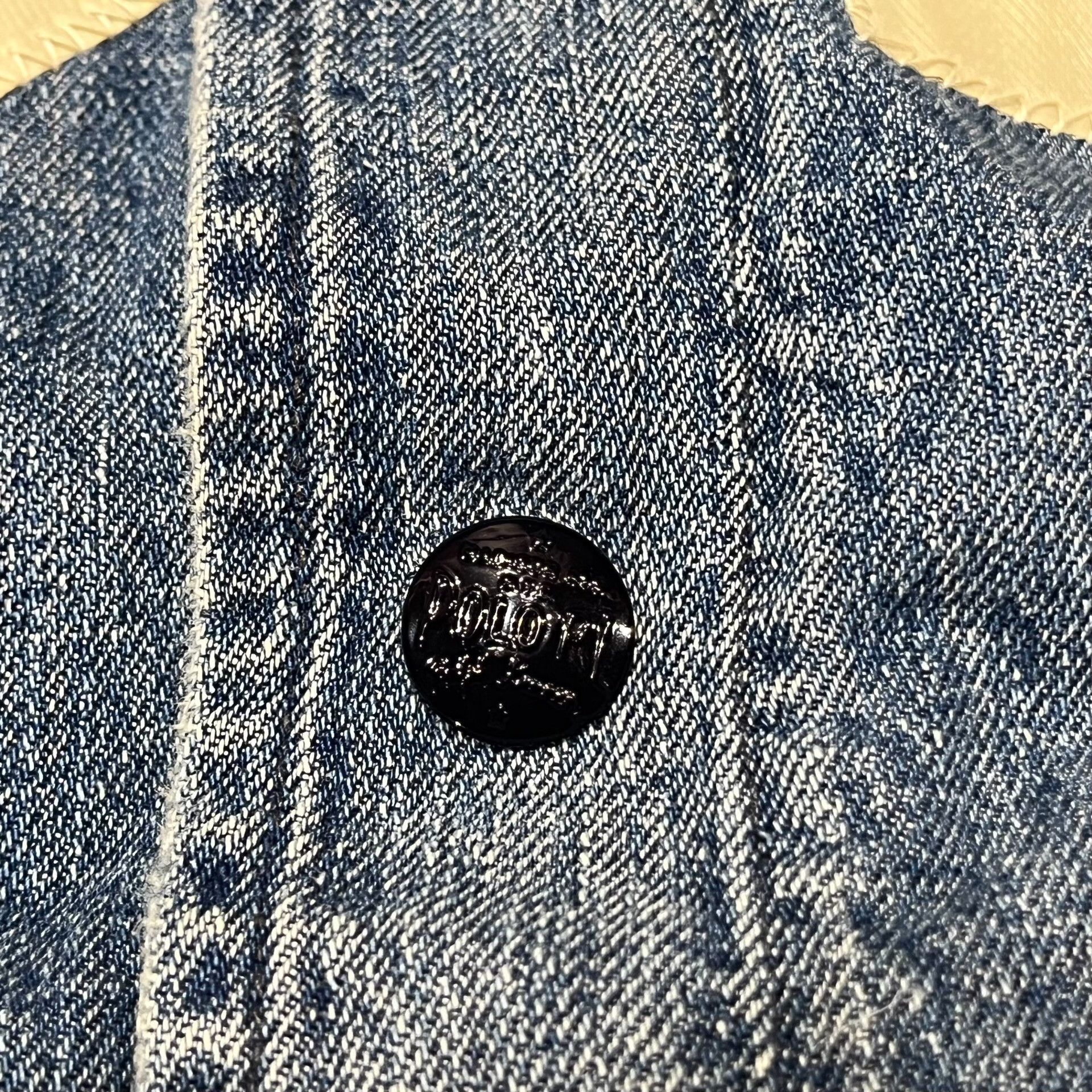 RRL Ralph Lauren Double RL Ralph Lauren Denim Baseball Jacket Size US M / EU 48-50 / 2 - 8 Thumbnail