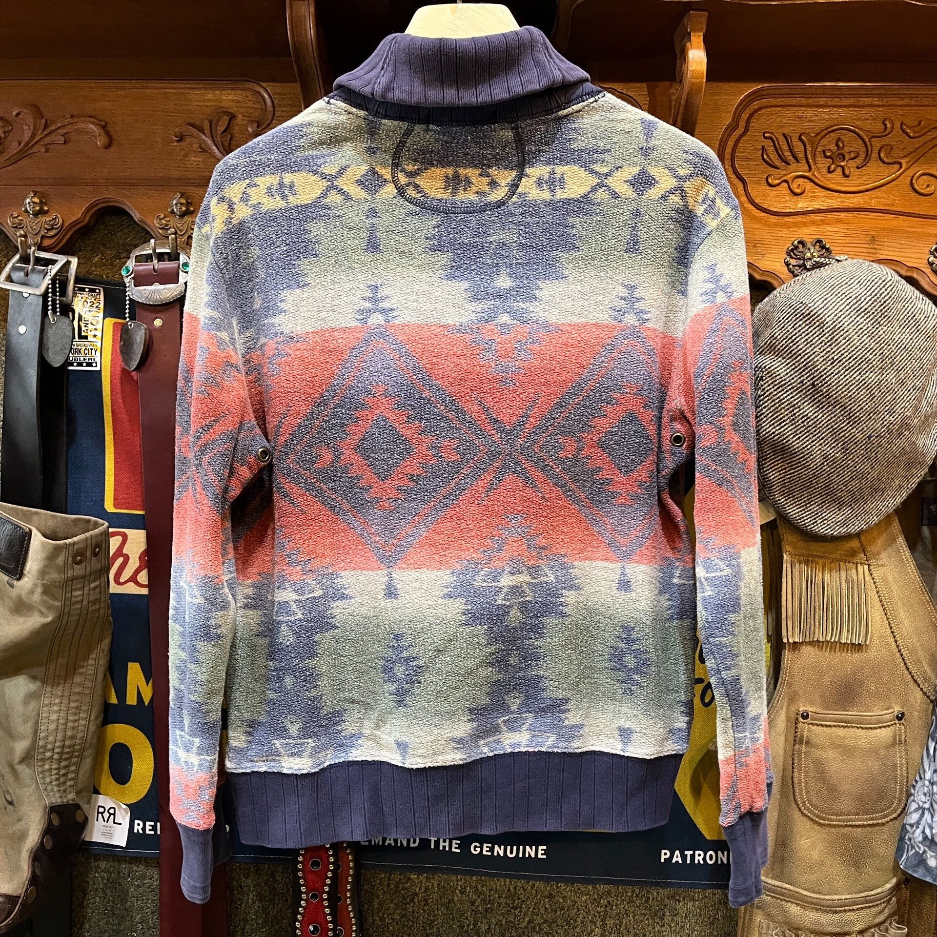 RRL Ralph Lauren Double RL Ralph Lauren Western Sweatshirt Size US L / EU 52-54 / 3 - 2 Thumbnail