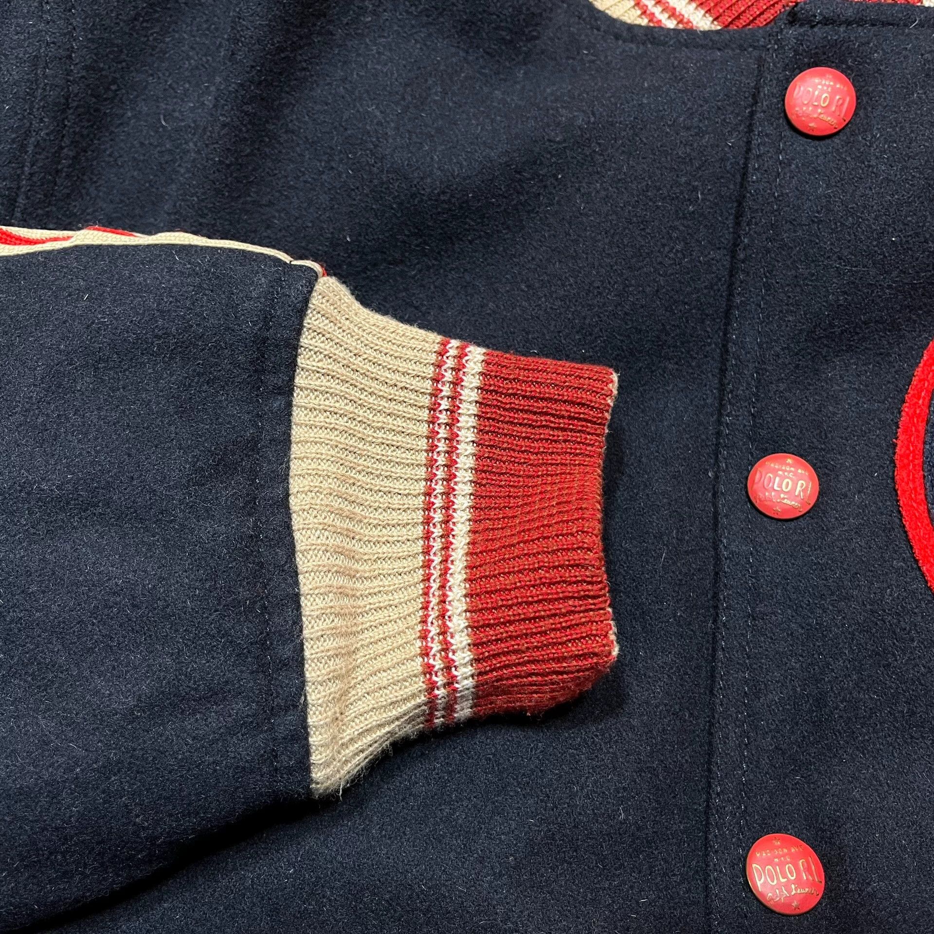 RRL Ralph Lauren Double RL Ralph Lauren Wool Baseball Jacket Size US M / EU 48-50 / 2 - 7 Thumbnail