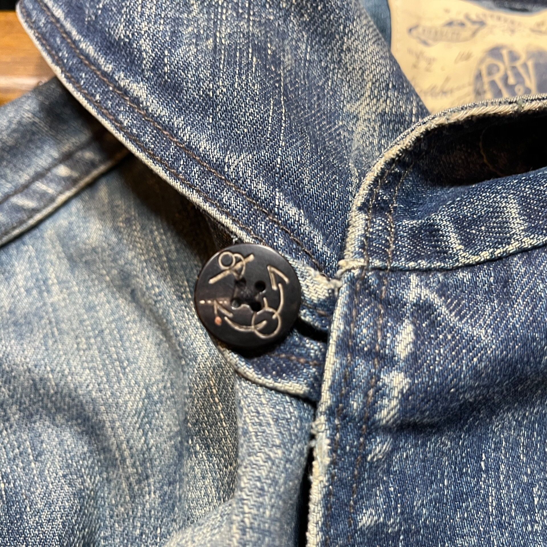 RRL Ralph Lauren RRL Vintage Navy Double-Breasted Jacket Size US M / EU 48-50 / 2 - 6 Thumbnail