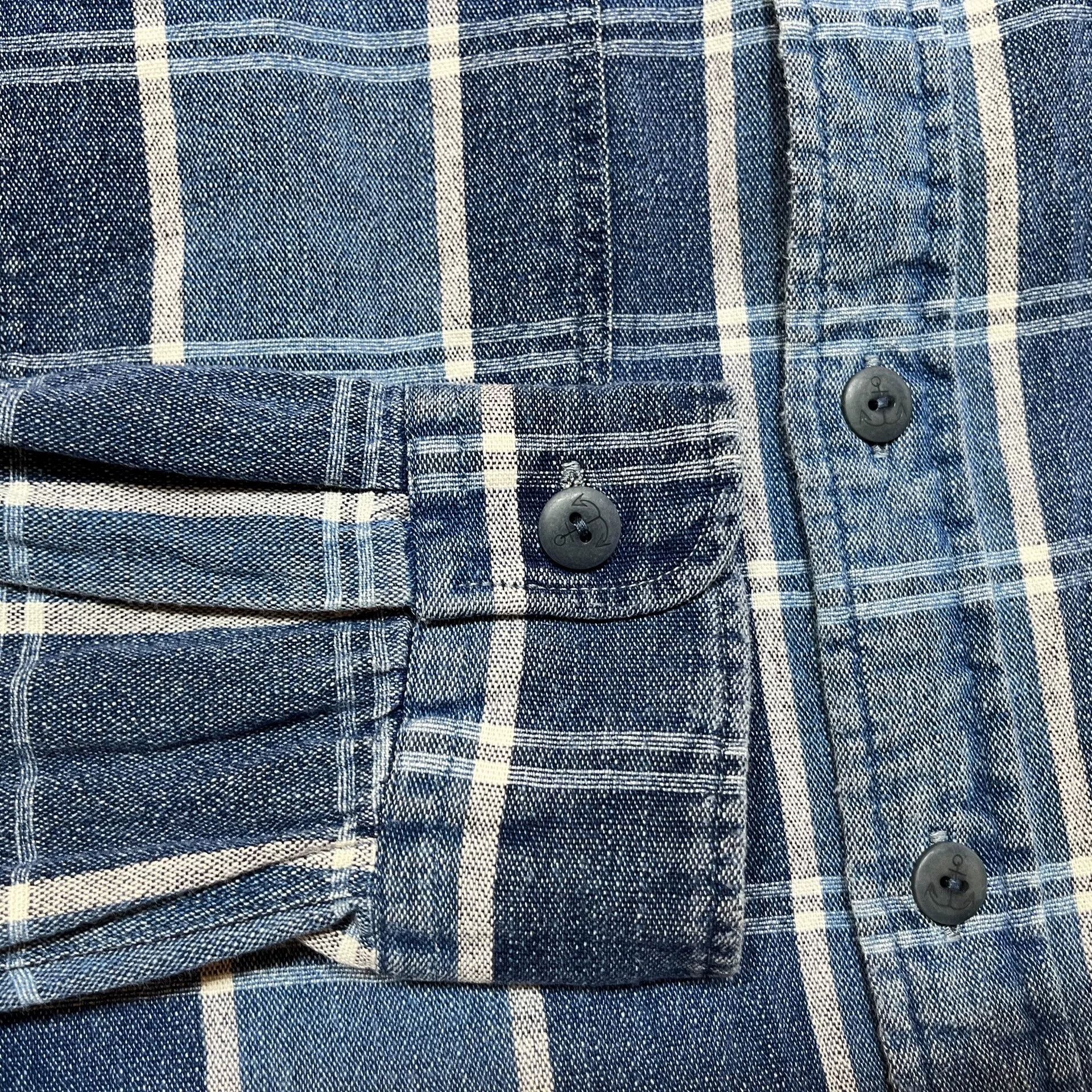 RRL Ralph Lauren RRL Vintage Washed Work Shirt Size US S / EU 44-46 / 1 - 8 Thumbnail