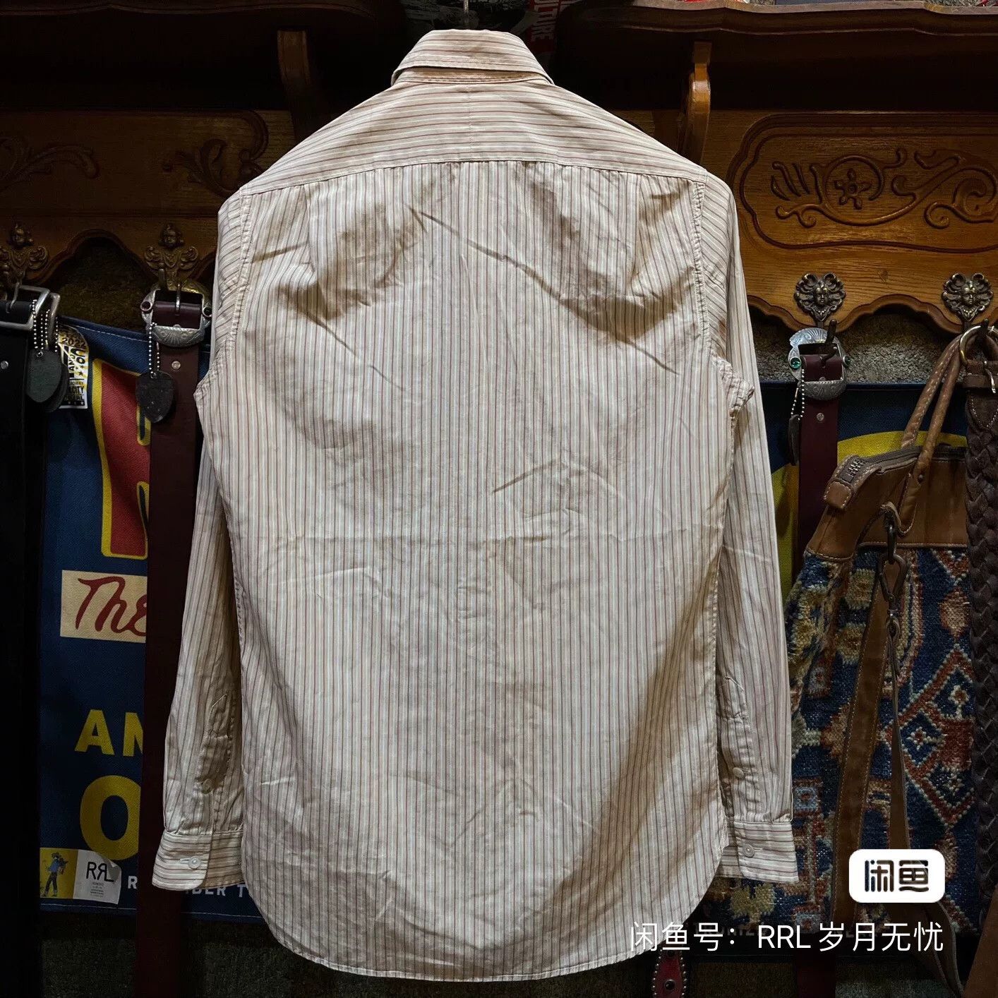 RRL Ralph Lauren RRL Striped Shirt Ralph Lauren Size US S / EU 44-46 / 1 - 2 Thumbnail