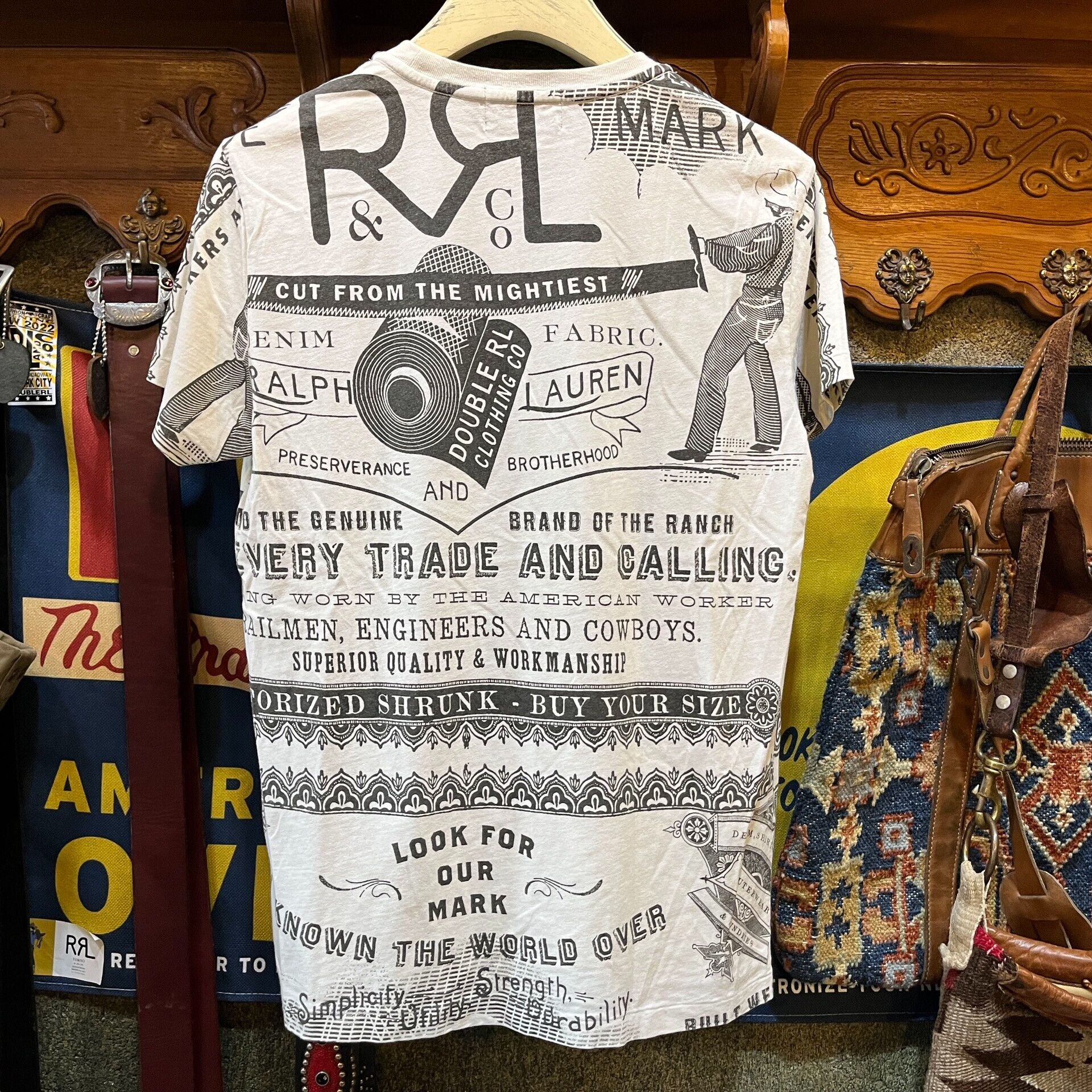 RRL Ralph Lauren RRL Rare Short-Sleeve T-Shirt Size US M / EU 48-50 / 2 - 2 Thumbnail