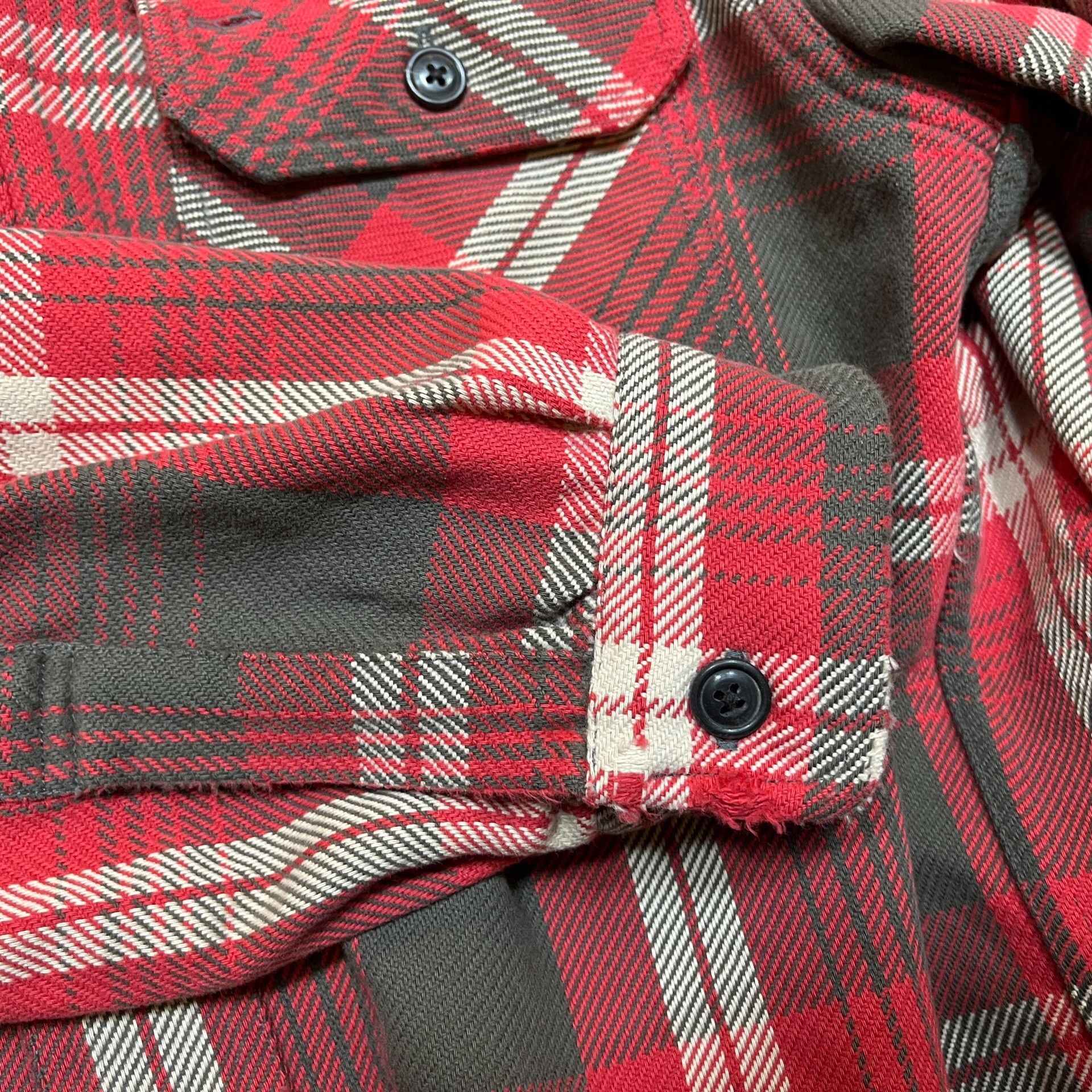 RRL Ralph Lauren RRL Vintage Distressed Shirt Size US L / EU 52-54 / 3 - 6 Thumbnail