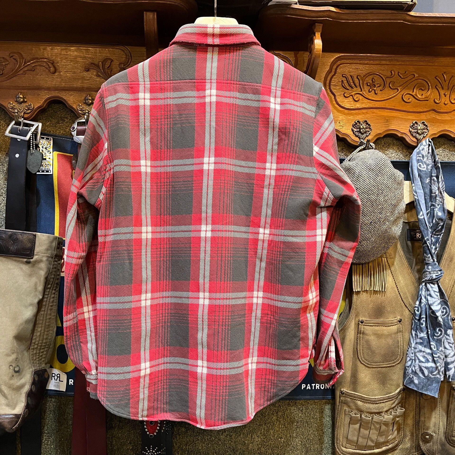 RRL Ralph Lauren RRL Vintage Distressed Shirt Size US L / EU 52-54 / 3 - 2 Thumbnail