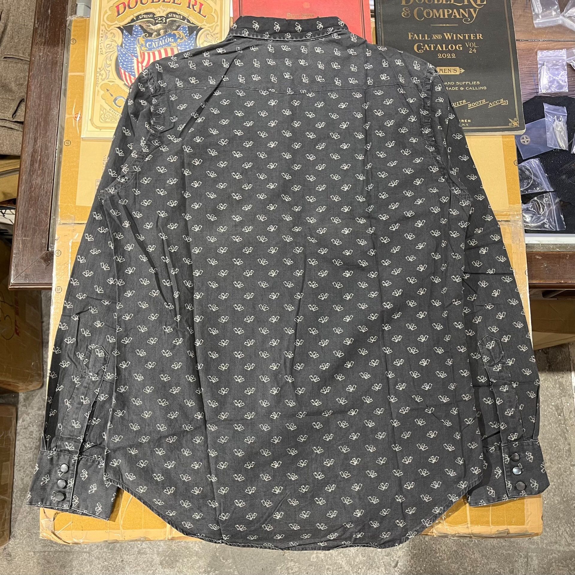 RRL Ralph Lauren RRL Double RL Poker Shirt Size US M / EU 48-50 / 2 - 3 Thumbnail