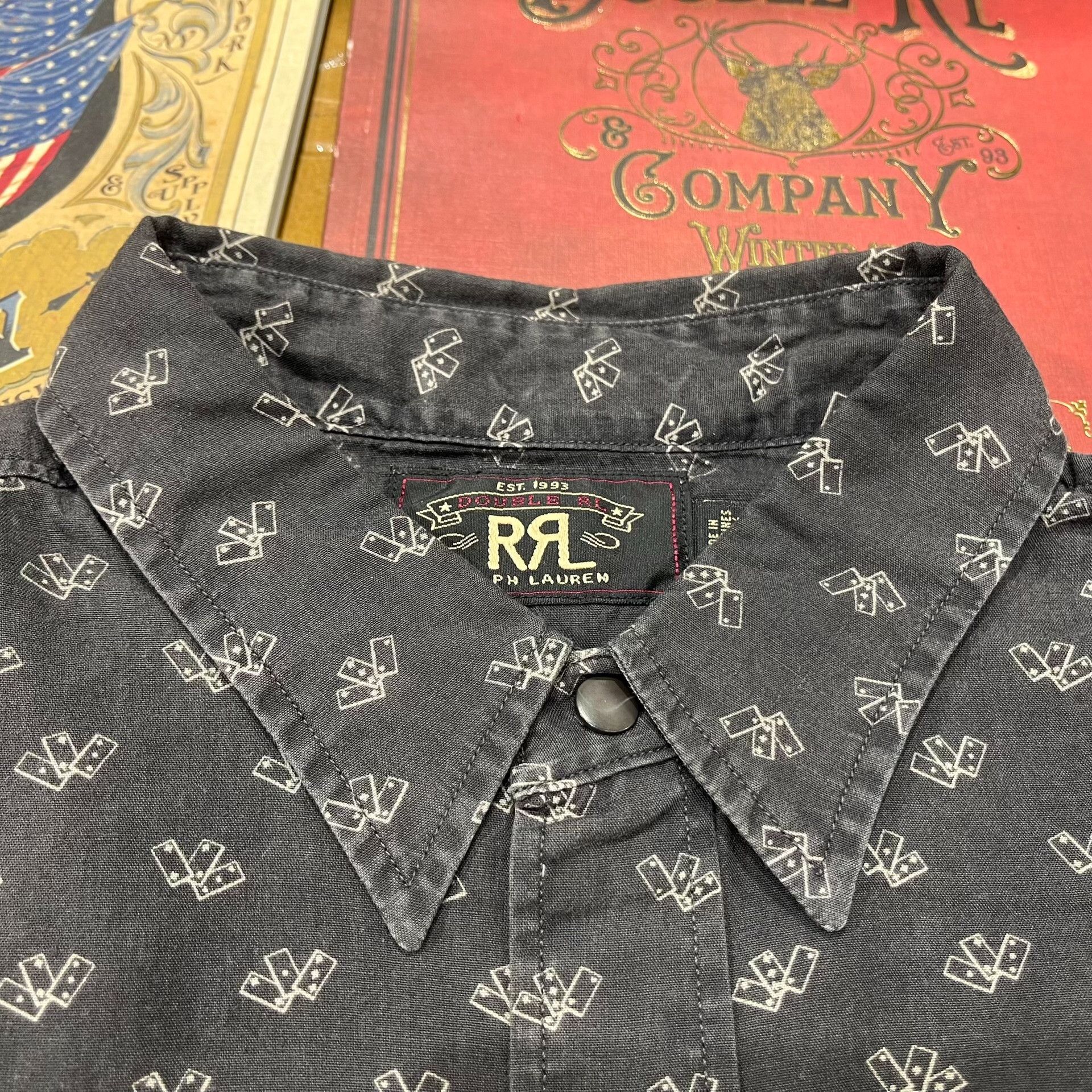 RRL Ralph Lauren RRL Double RL Poker Shirt Size US M / EU 48-50 / 2 - 4 Thumbnail