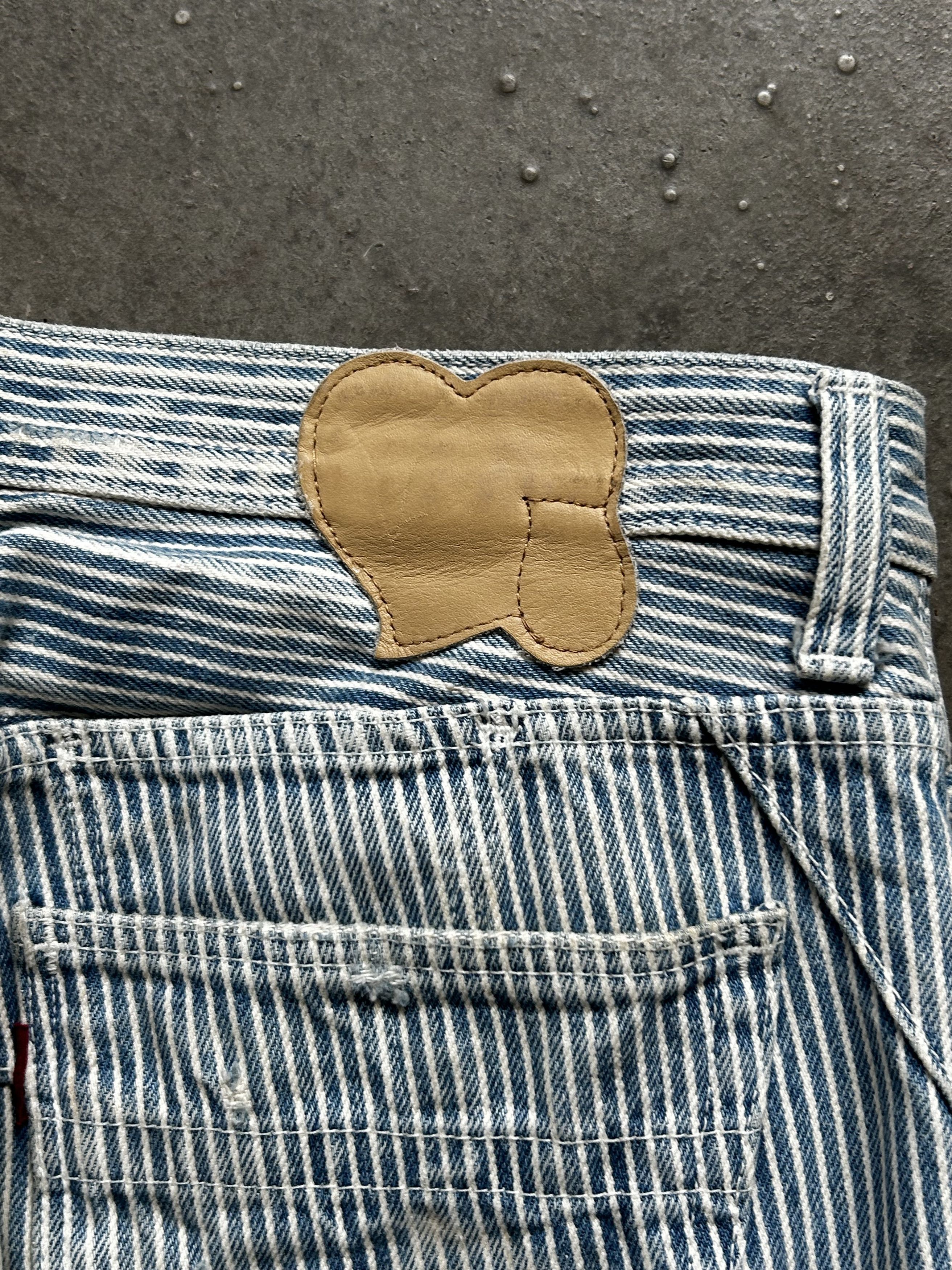 Number (N)ine Number(N)ine 07 Striped Washed Jeans Size US 33 - 6 Thumbnail