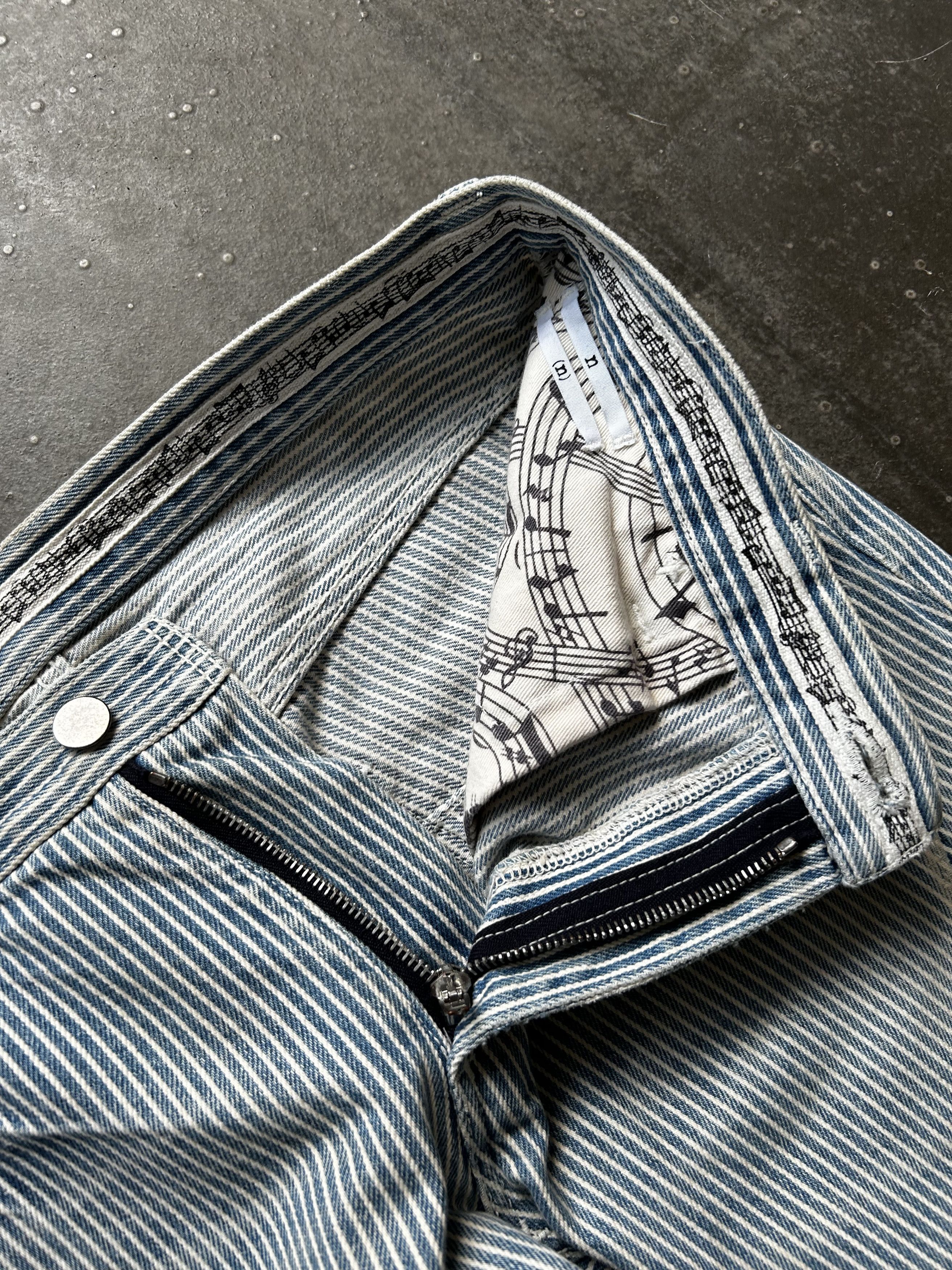 Number (N)ine Number(N)ine 07 Striped Washed Jeans Size US 33 - 7 Thumbnail