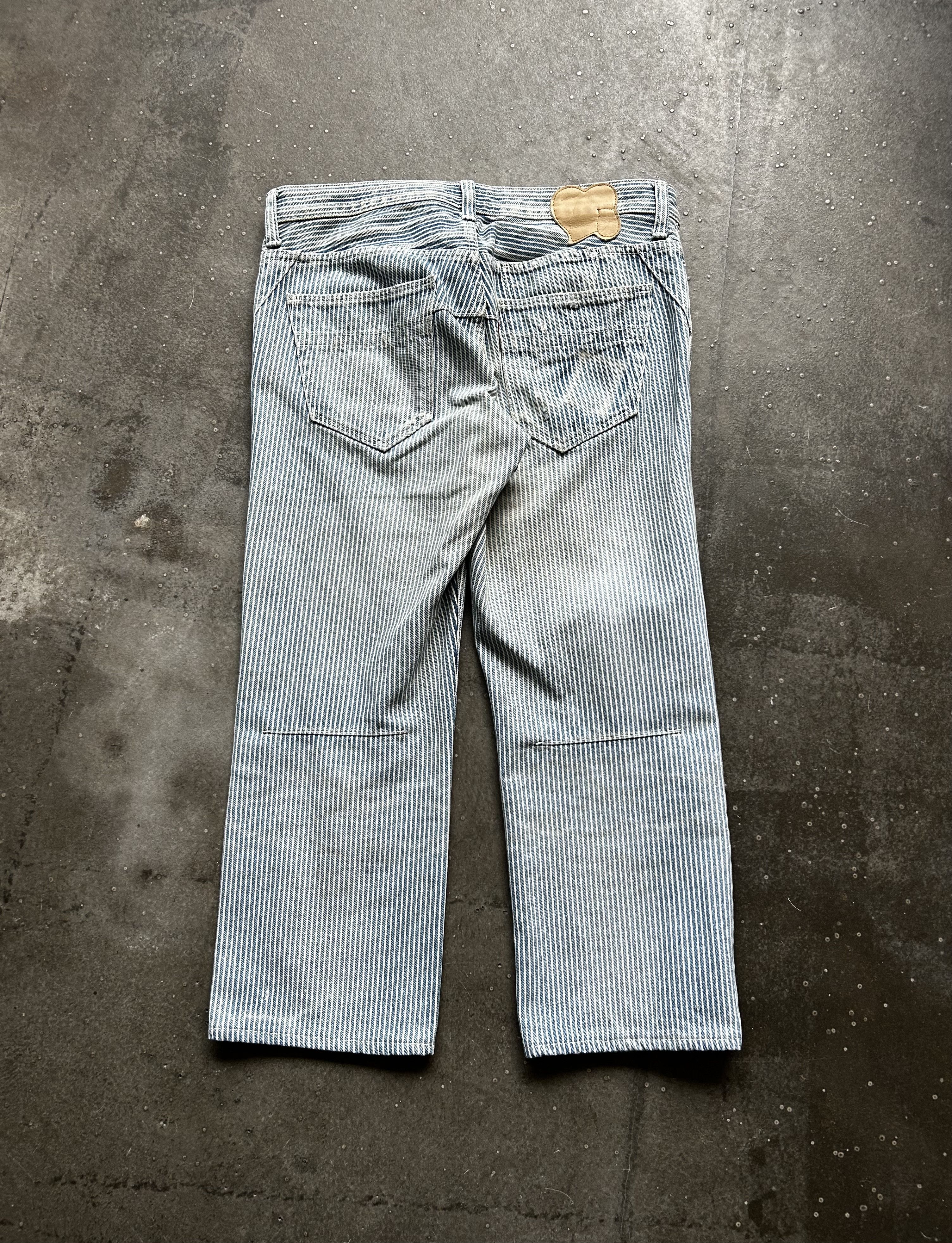 Number (N)ine Number(N)ine 07 Striped Washed Jeans Size US 33 - 4 Thumbnail
