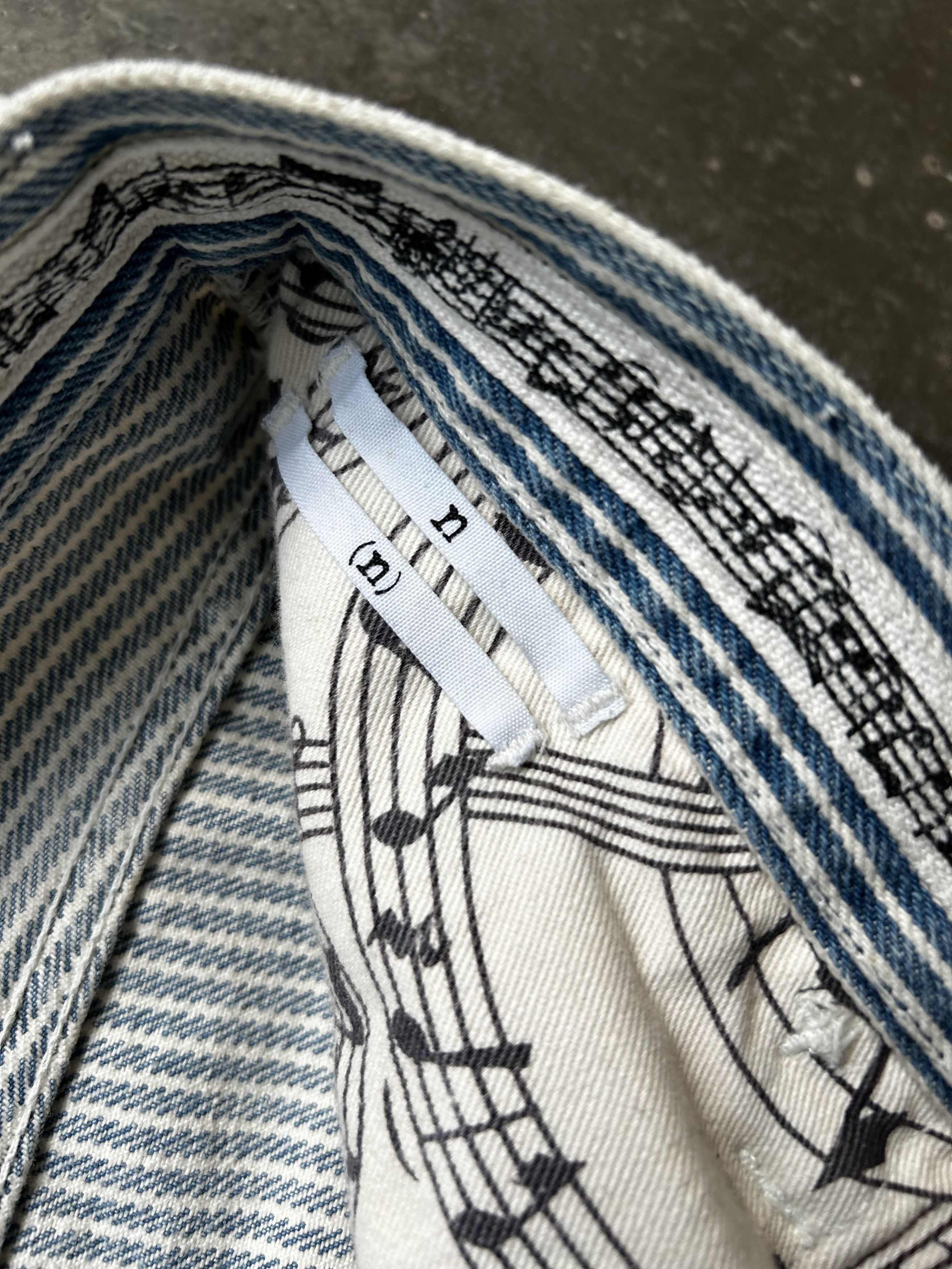 Number (N)ine Number(N)ine 07 Striped Washed Jeans Size US 33 - 8 Thumbnail