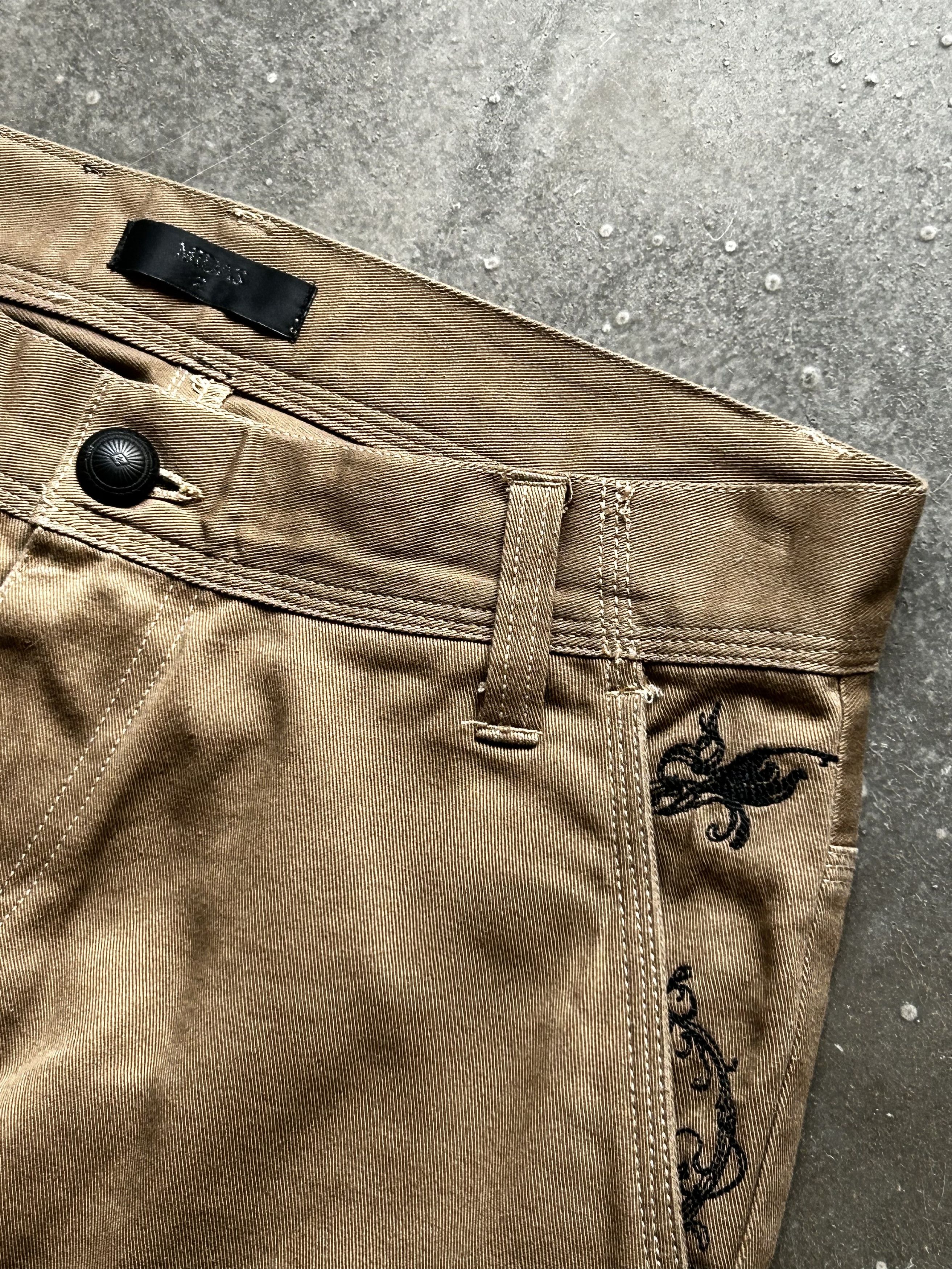 Vintage MIDAS Early Embroidered Jeans Size US 32 / EU 48 - 5 Thumbnail