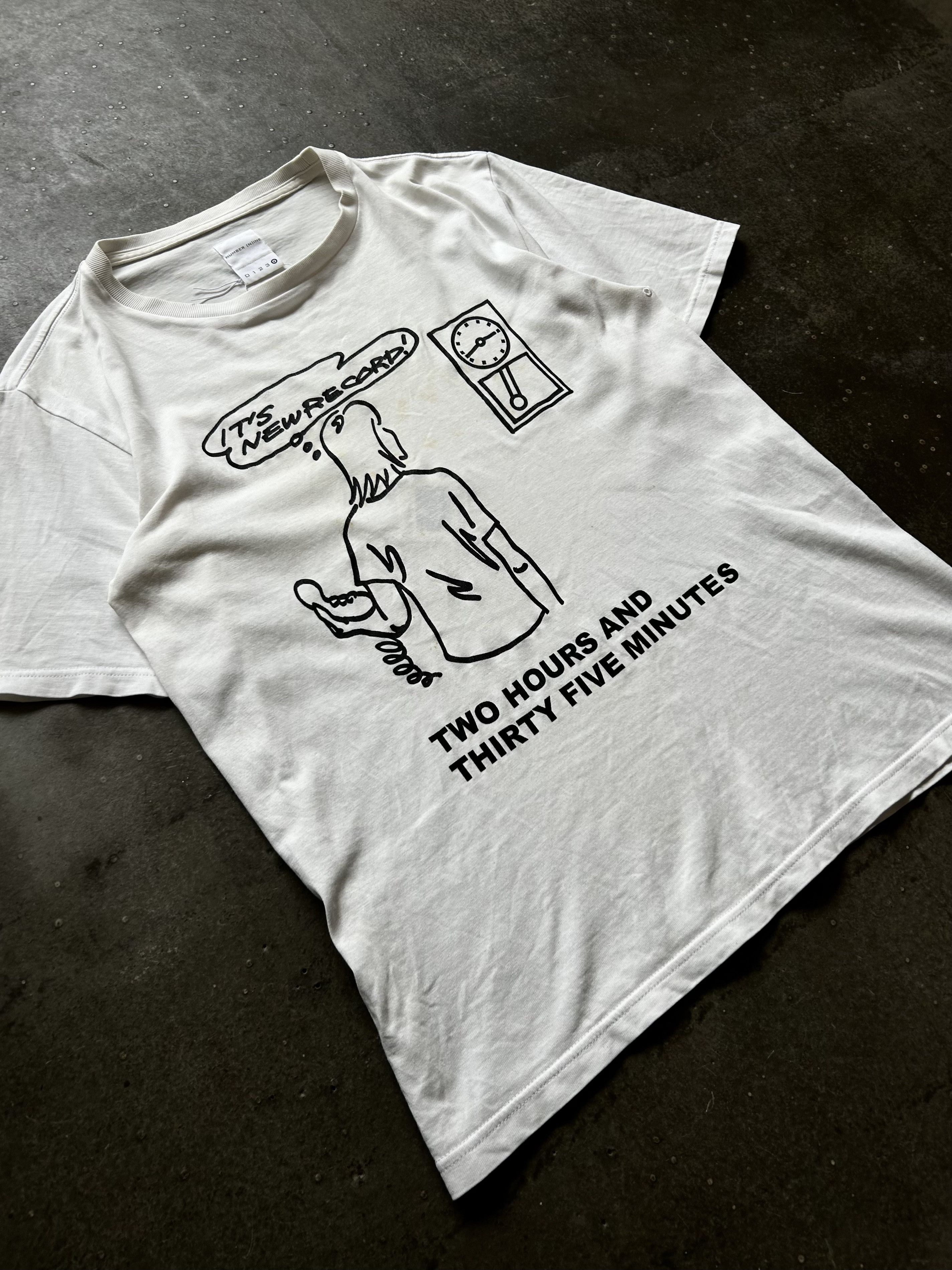 Number (N)ine Number (N)ine 2000ss Slogan Print Tee Size US XL / EU 56 / 4 - 5 Thumbnail
