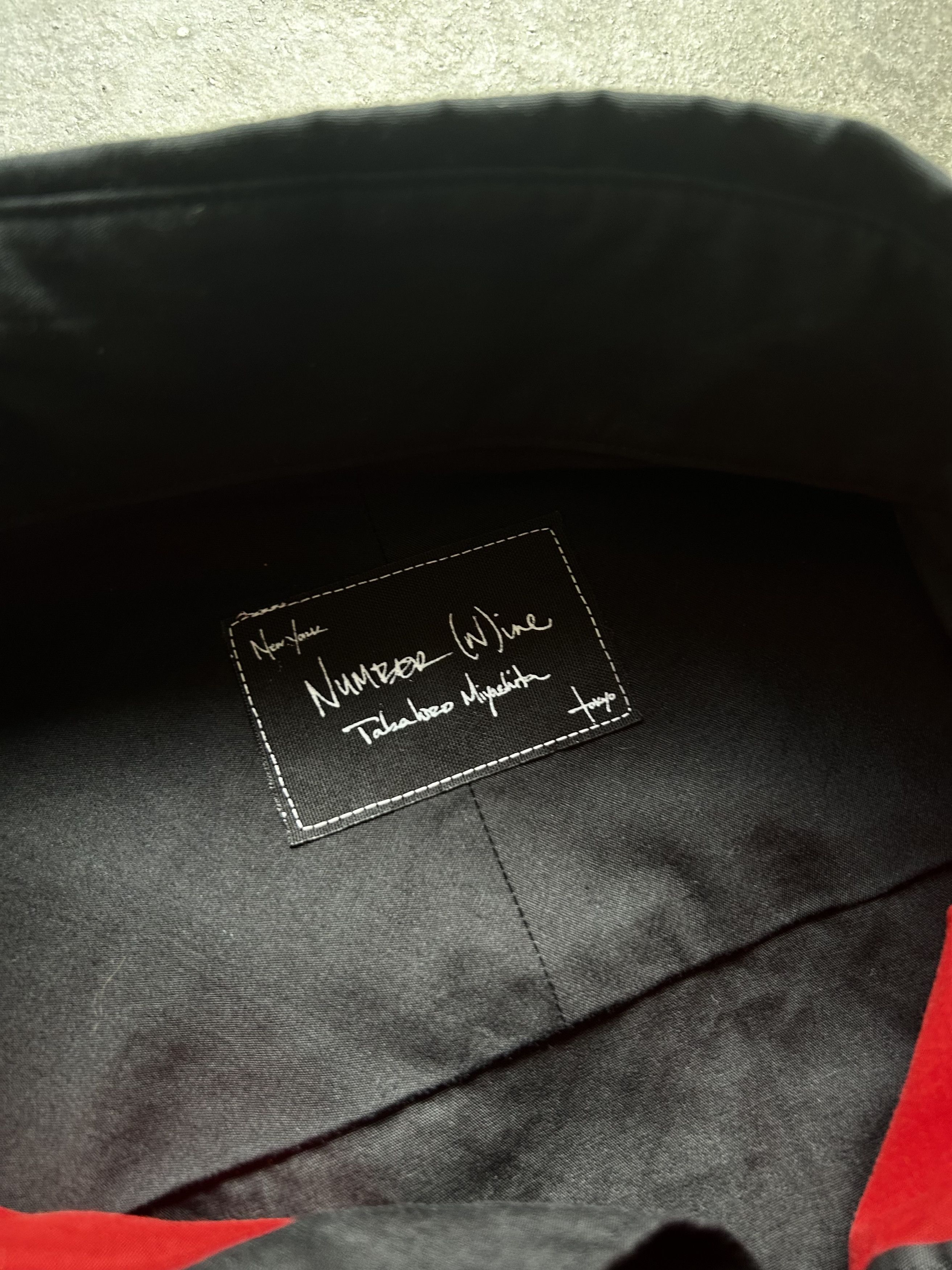 Number (N)ine Number (N)ine 04 Dream Red Black Vest Shirt Size US M / EU 48-50 / 2 - 6 Thumbnail