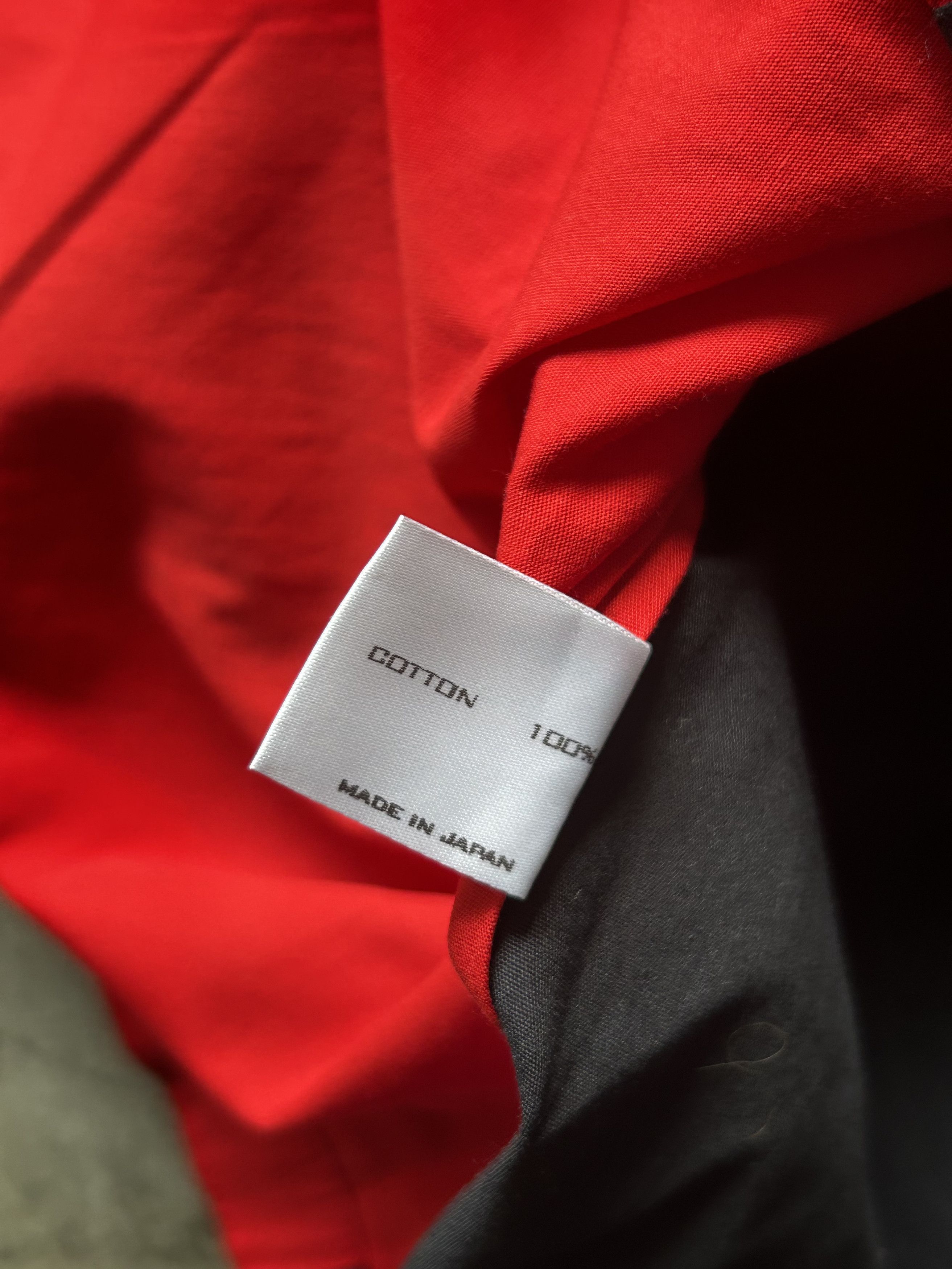 Number (N)ine Number (N)ine 04 Dream Red Black Vest Shirt Size US M / EU 48-50 / 2 - 7 Thumbnail