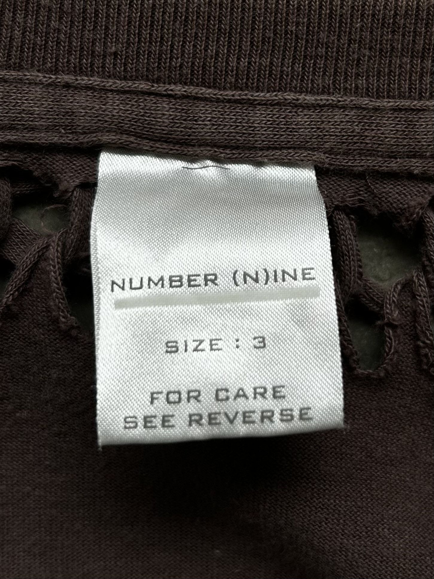 Number (N)ine Number (N)ine 03AW Runway Knit Top Size US M / EU 48-50 / 2 - 7 Thumbnail