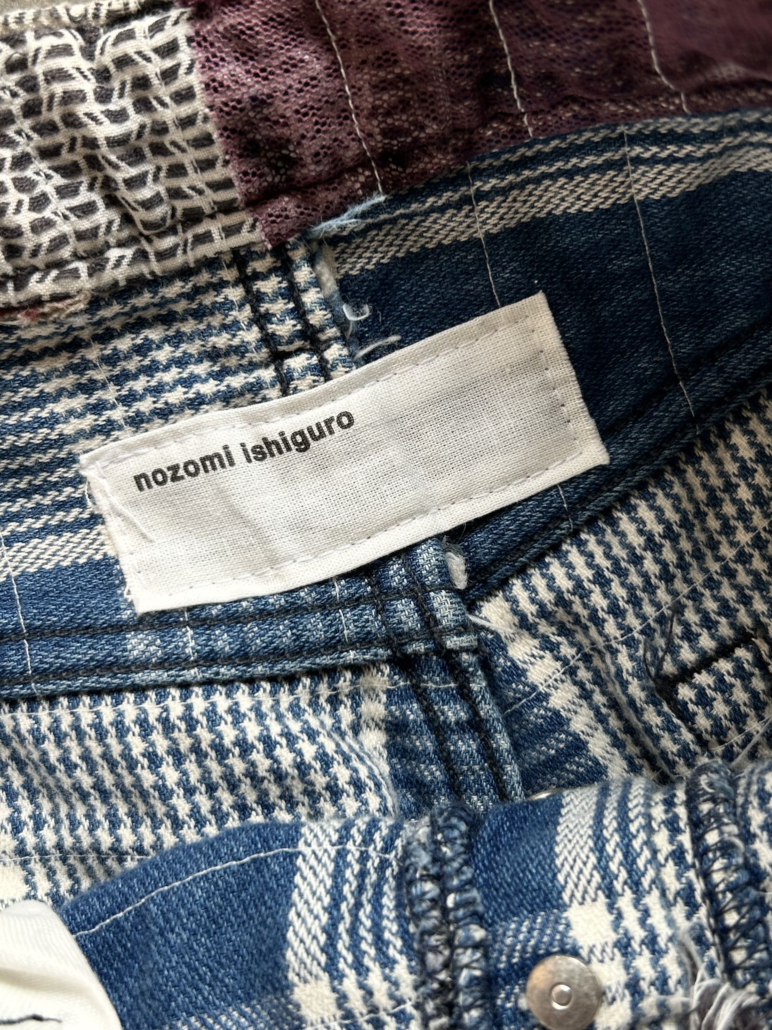 Nozomi Ishiguro Nozomi Ishiguro 2011AW Patchwork Trousers Size US 29 - 7 Thumbnail