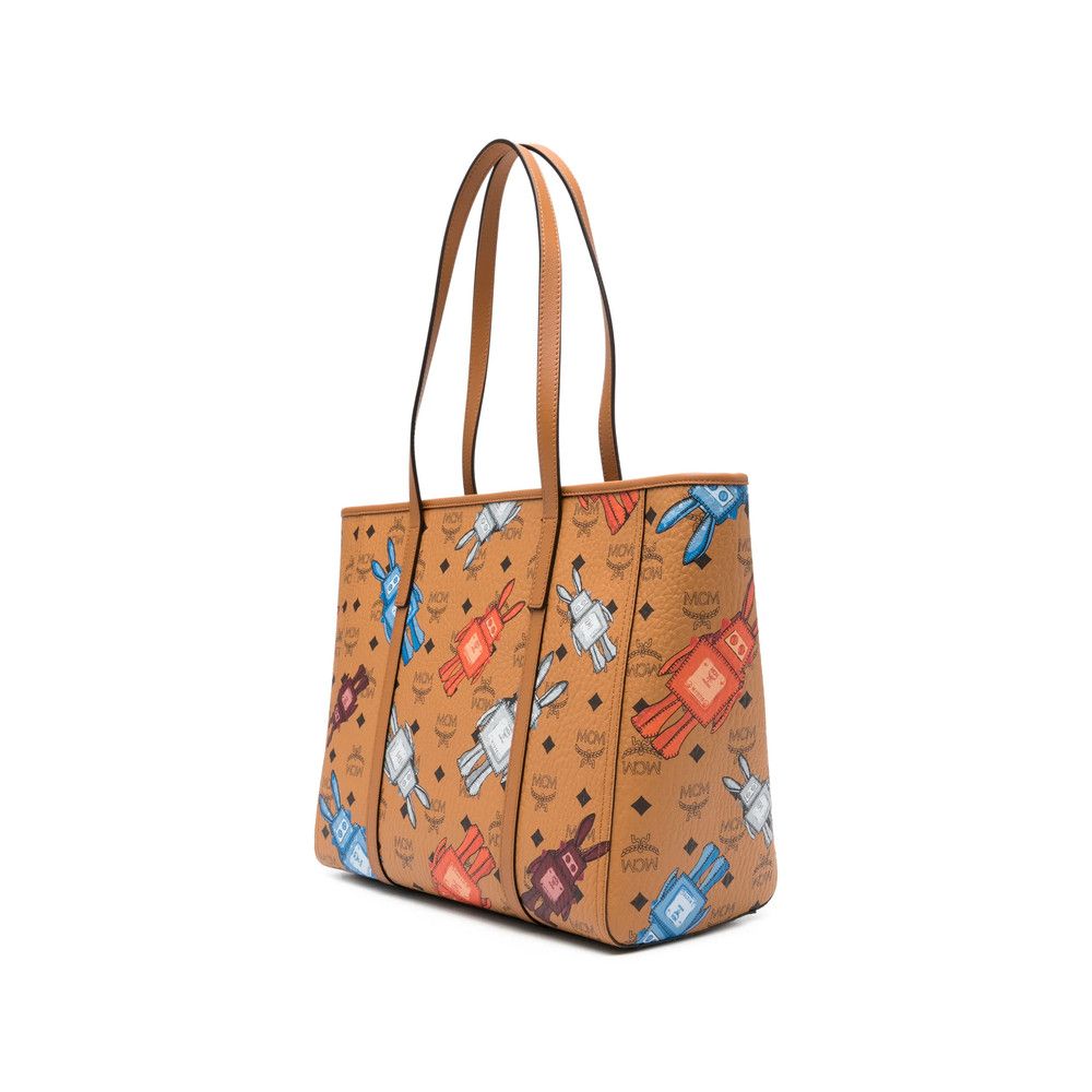 MCM Mcm BROWN Tote Bags Size ONE SIZE - 3 Thumbnail