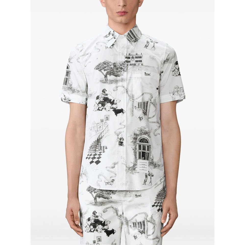 Thom Browne Thom Browne WHITE Shirts Size US L / EU 52-54 / 3 - 4 Thumbnail