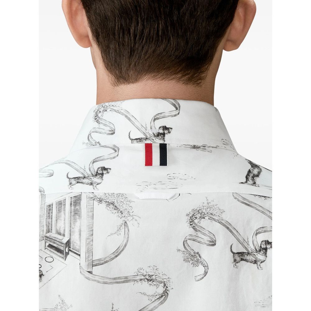 Thom Browne Thom Browne WHITE Shirts Size US L / EU 52-54 / 3 - 2 Thumbnail