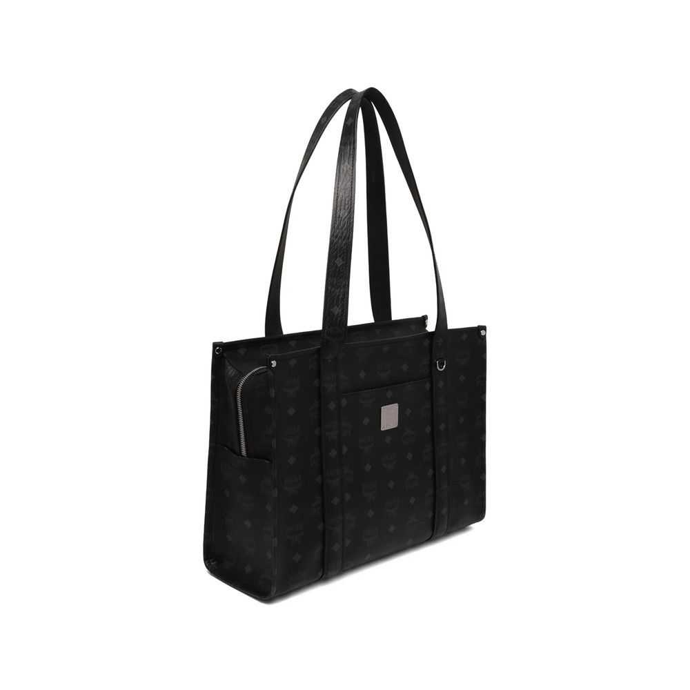 MCM Mcm BLACK Tote Bags Size ONE SIZE - 4 Thumbnail