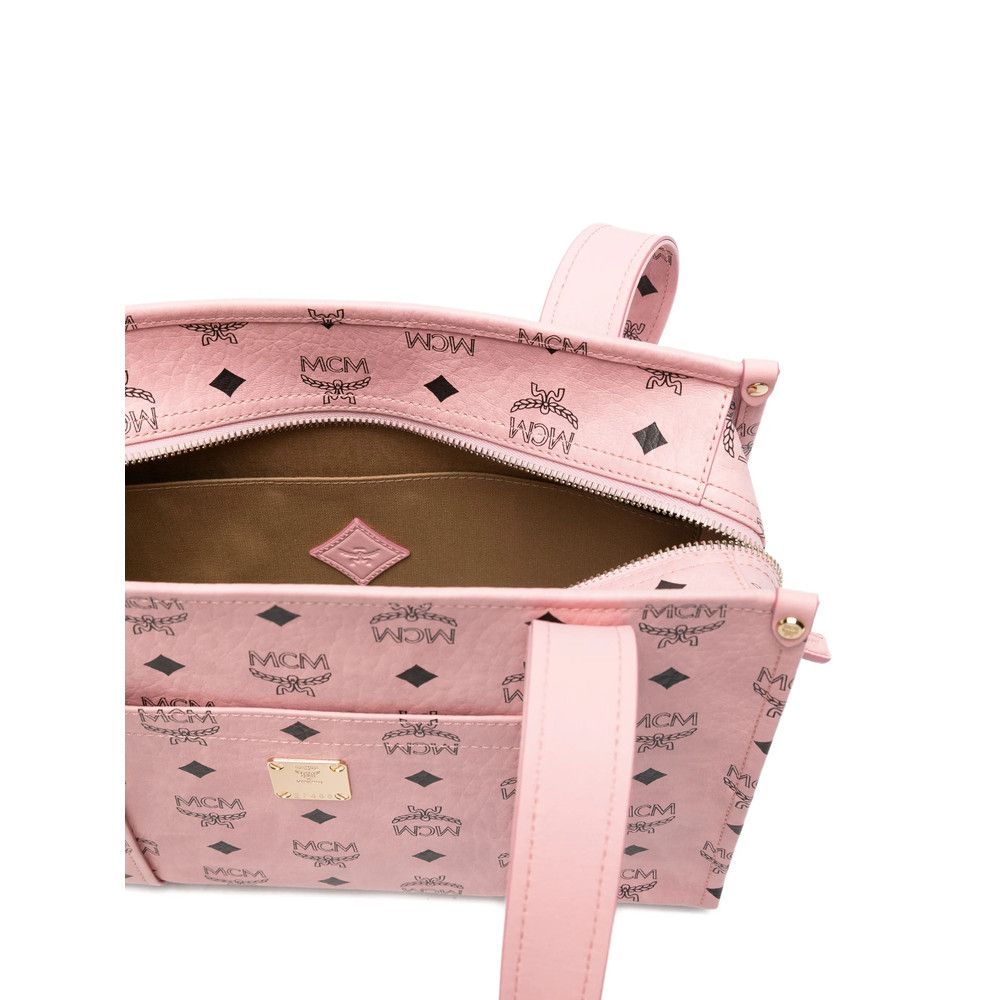 MCM Mcm PINK Tote Bags Size ONE SIZE - 3 Thumbnail