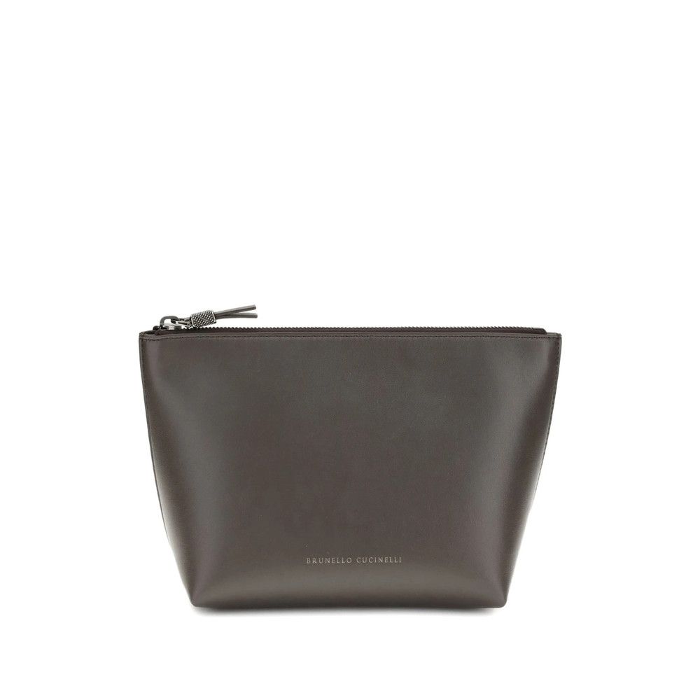 Brunello Cucinelli Brunello Cucinelli BROWN Clutch Bags Size ONE SIZE - 2 Thumbnail