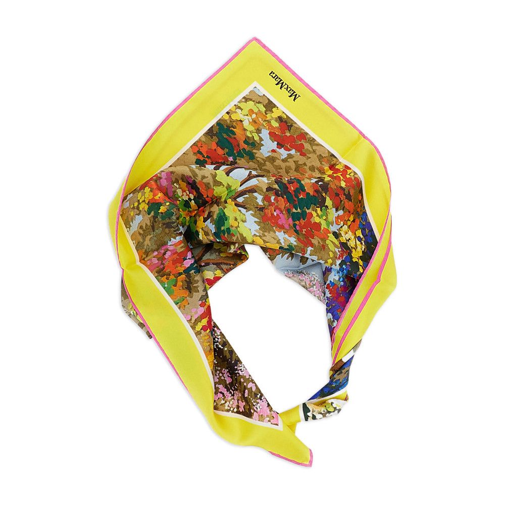 Max Mara Max Mara YELLOW Scarves Size ONE SIZE - 2 Thumbnail