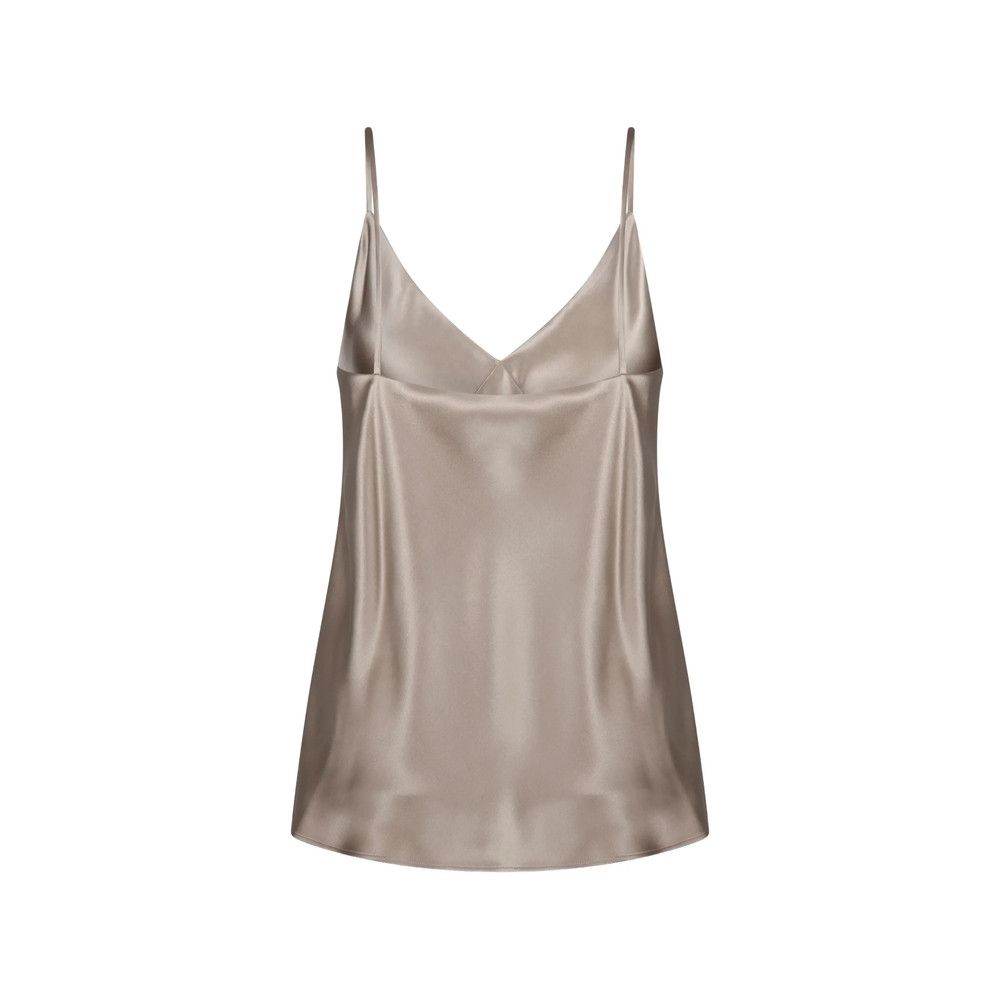 Max Mara Max Mara Pianoforte NEUTRALS Tops - Blouses Size S / US 4 / IT 40 - 2 Thumbnail