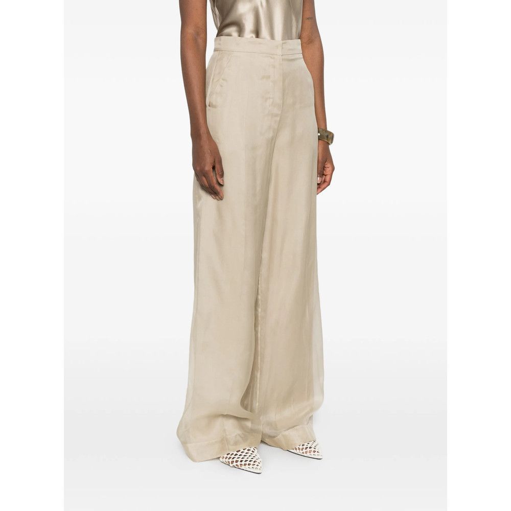 Max Mara Max Mara Pianoforte NEUTRALS Trousers - Tailored Trousers Size 27" / US 4 / IT 40 - 2 Thumbnail