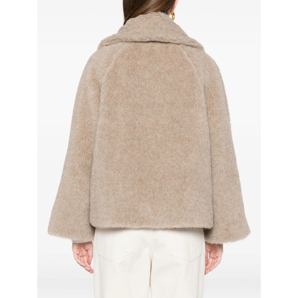 Max Mara Max Mara NEUTRALS Coats - Double Breasted & Peacoats Size M / US 6-8 / IT 42-44 - 3 Thumbnail