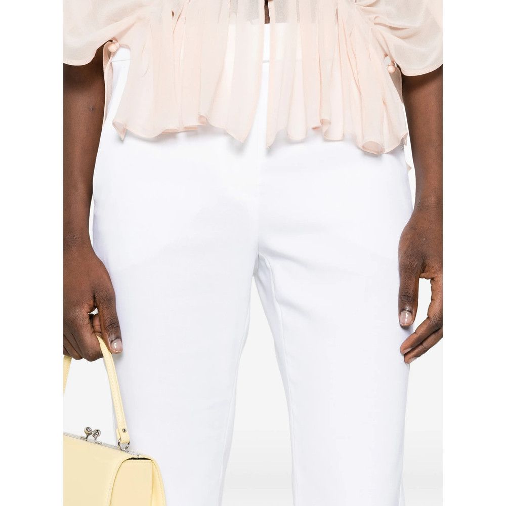 Max Mara Max Mara WHITE Trousers - Flared Trousers Size 27" / US 4 / IT 40 - 2 Thumbnail