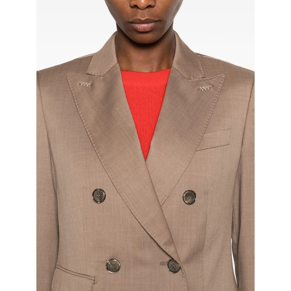 Max Mara Max Mara BROWN Jackets - Blazers Size S / US 4 / IT 40 - 2 Thumbnail